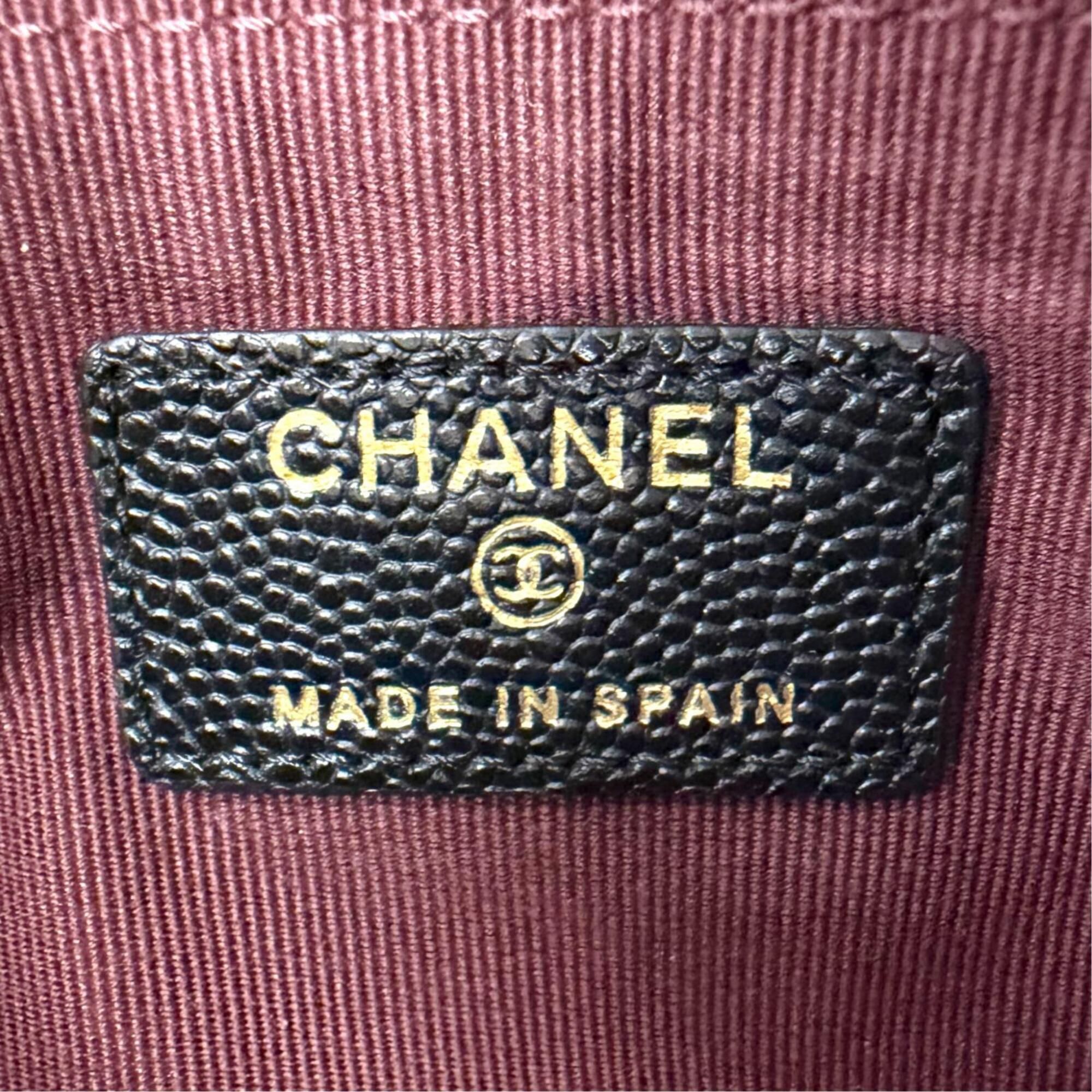 Grained Calfskin Pouch (Pre-Owned) - Chanel - Modalova