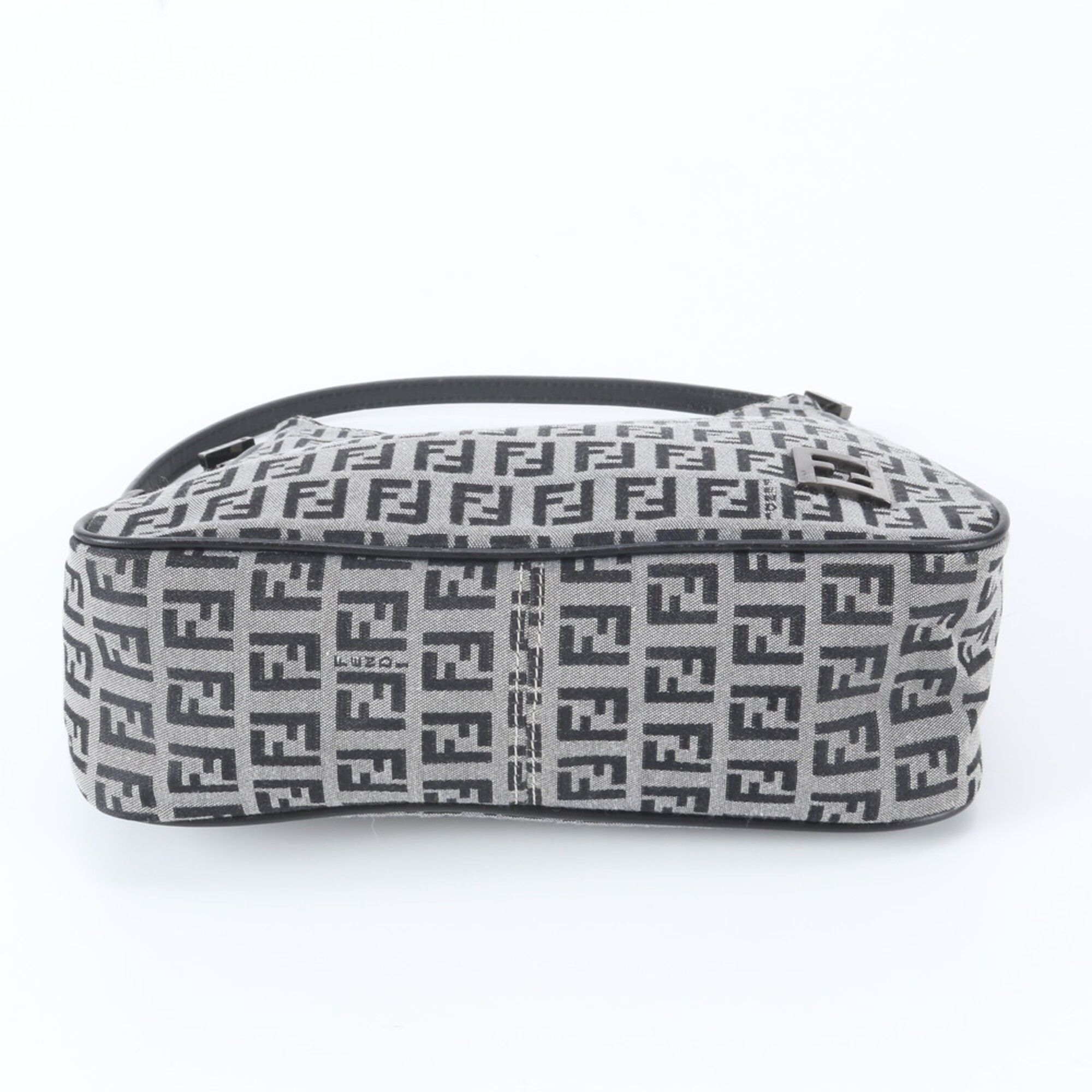 Leather Canvas Shoulder Bag Tote Bag (Pre-Owned) - Fendi - Modalova