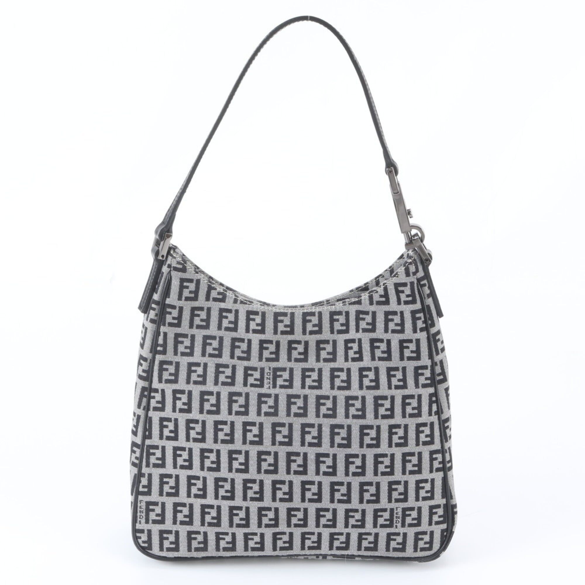 Leather Canvas Shoulder Bag Tote Bag (Pre-Owned) - Fendi - Modalova
