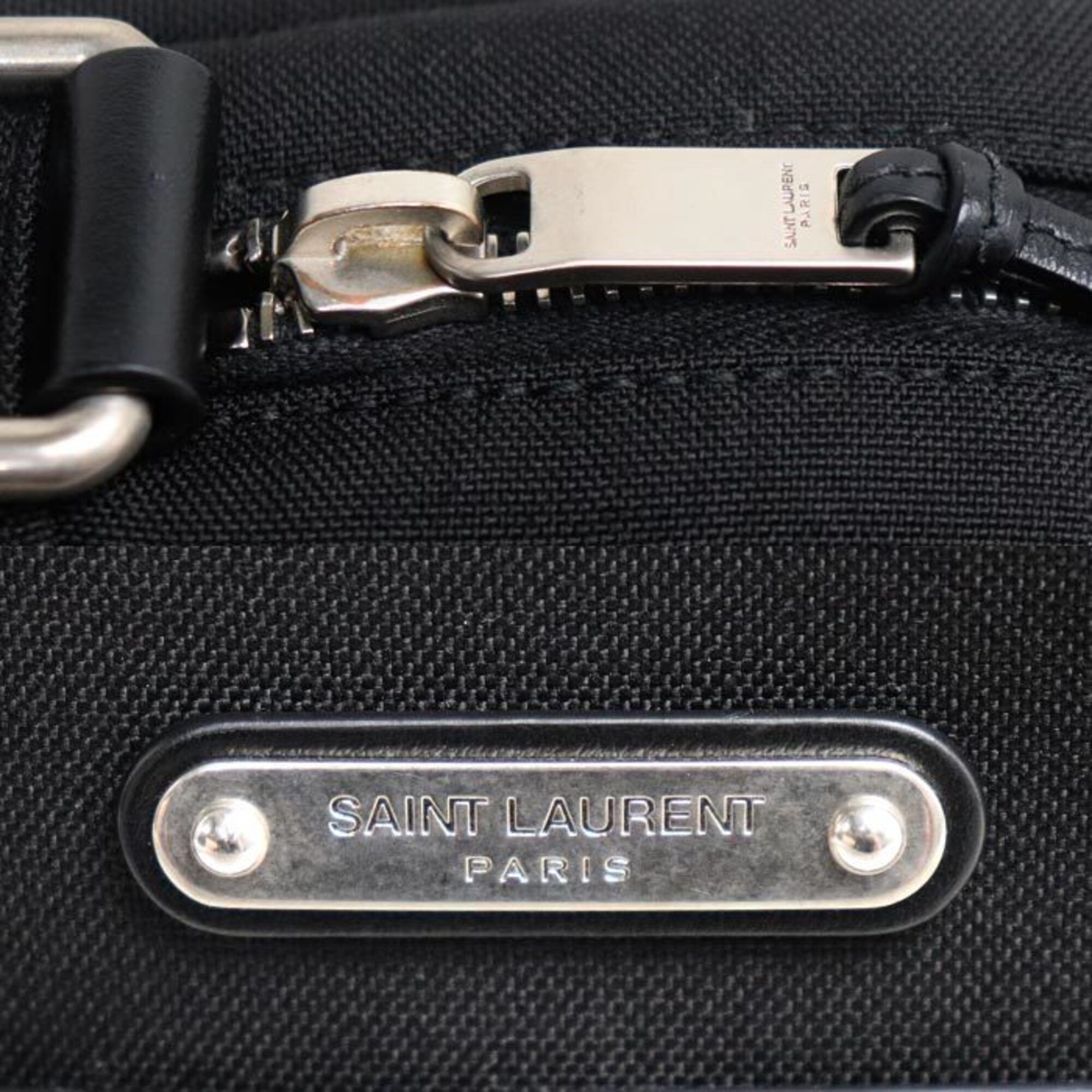 Canvas Leather Shoulder Bag (Pre-Owned) - Saint Laurent - Modalova