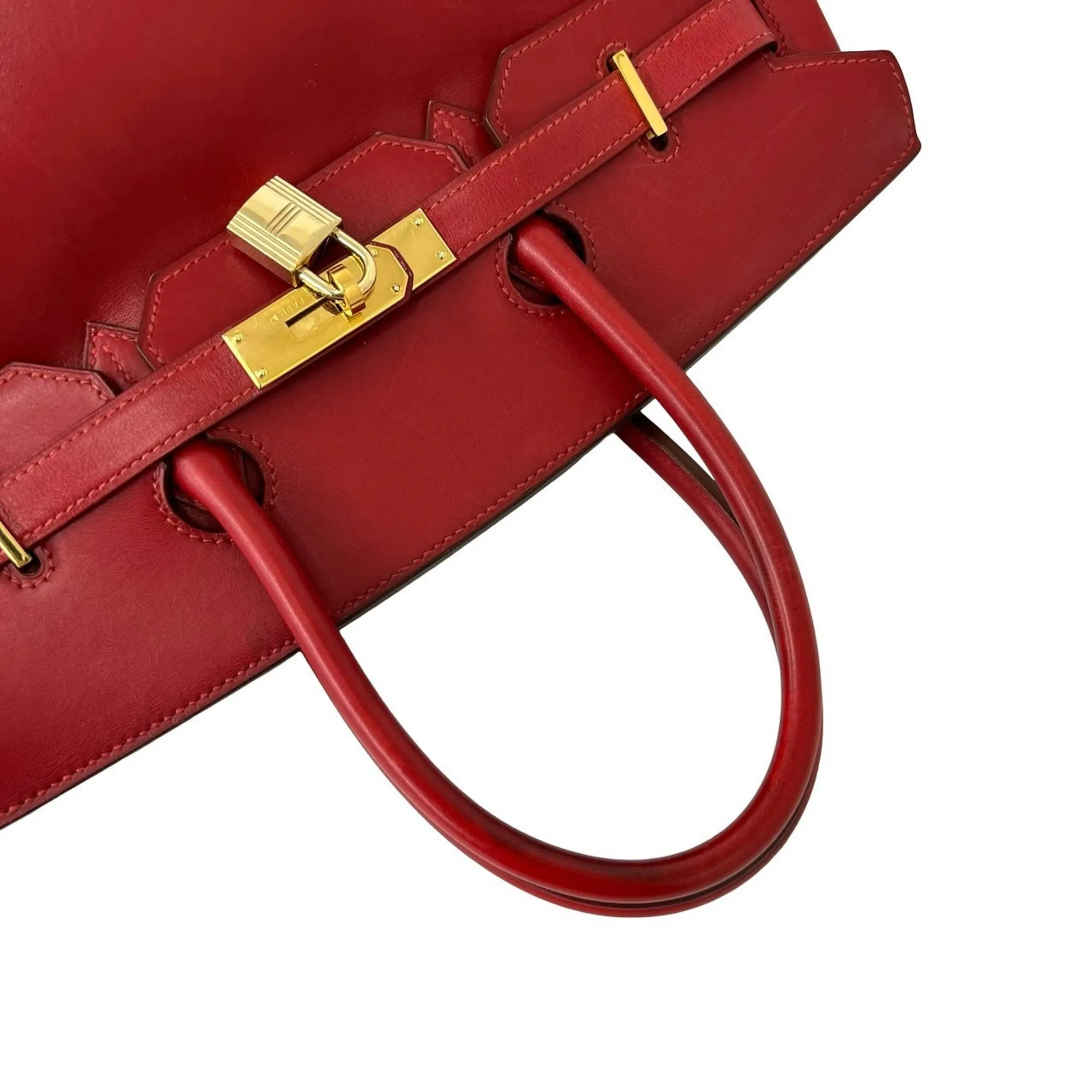 Box Calf Leather Handbag (Pre-Owned) - Hermes - Modalova