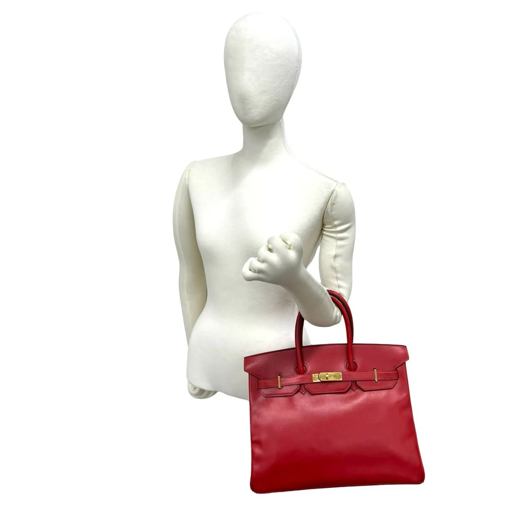 Box Calf Leather Handbag (Pre-Owned) - Hermes - Modalova