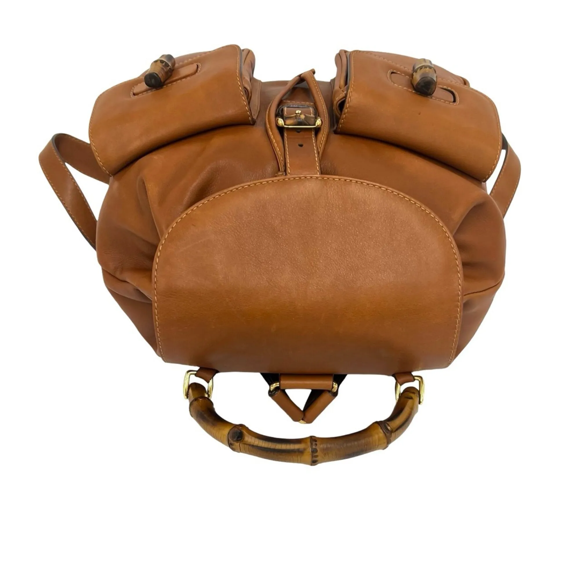 Leather Backpack (Pre-Owned) - Gucci - Modalova