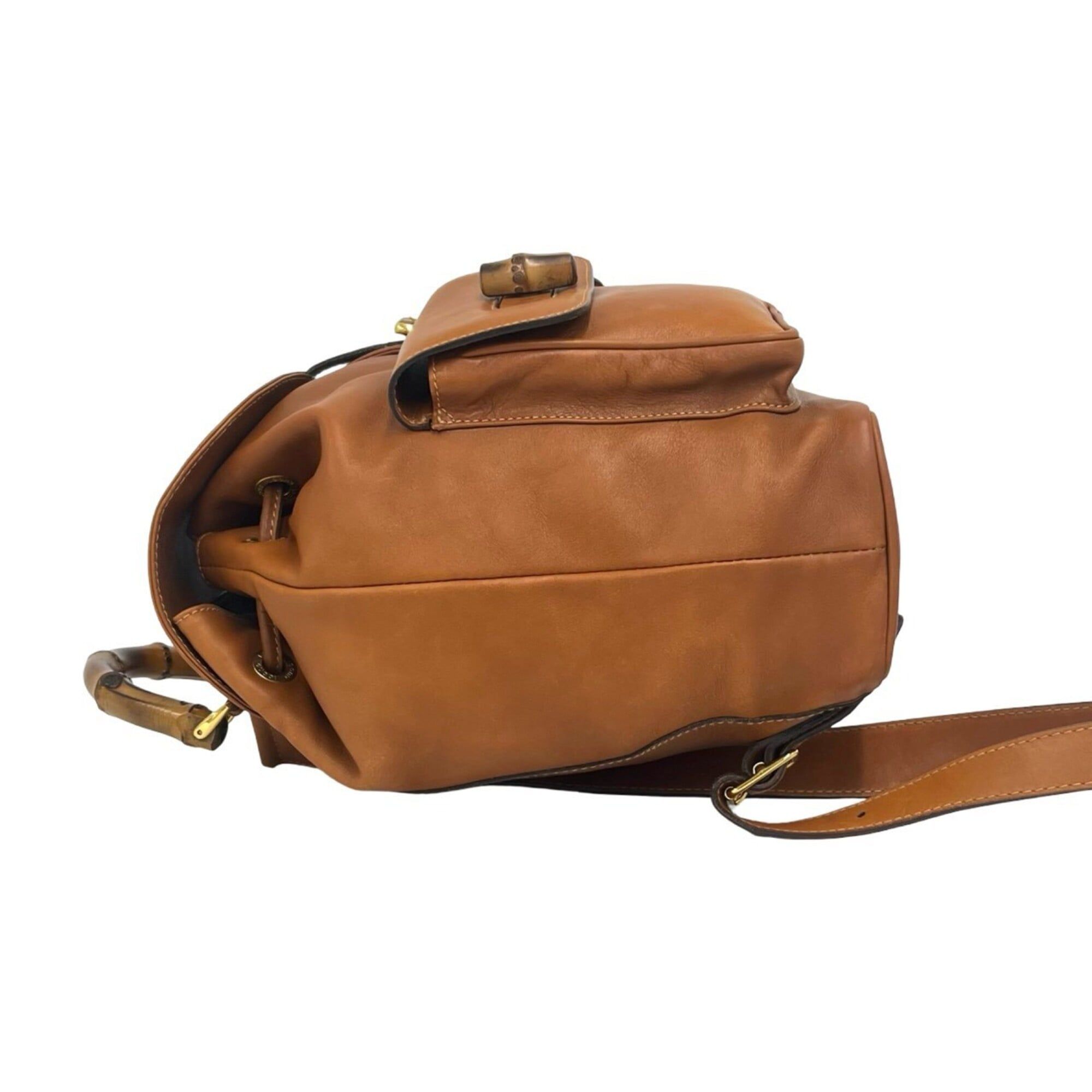 Leather Backpack (Pre-Owned) - Gucci - Modalova
