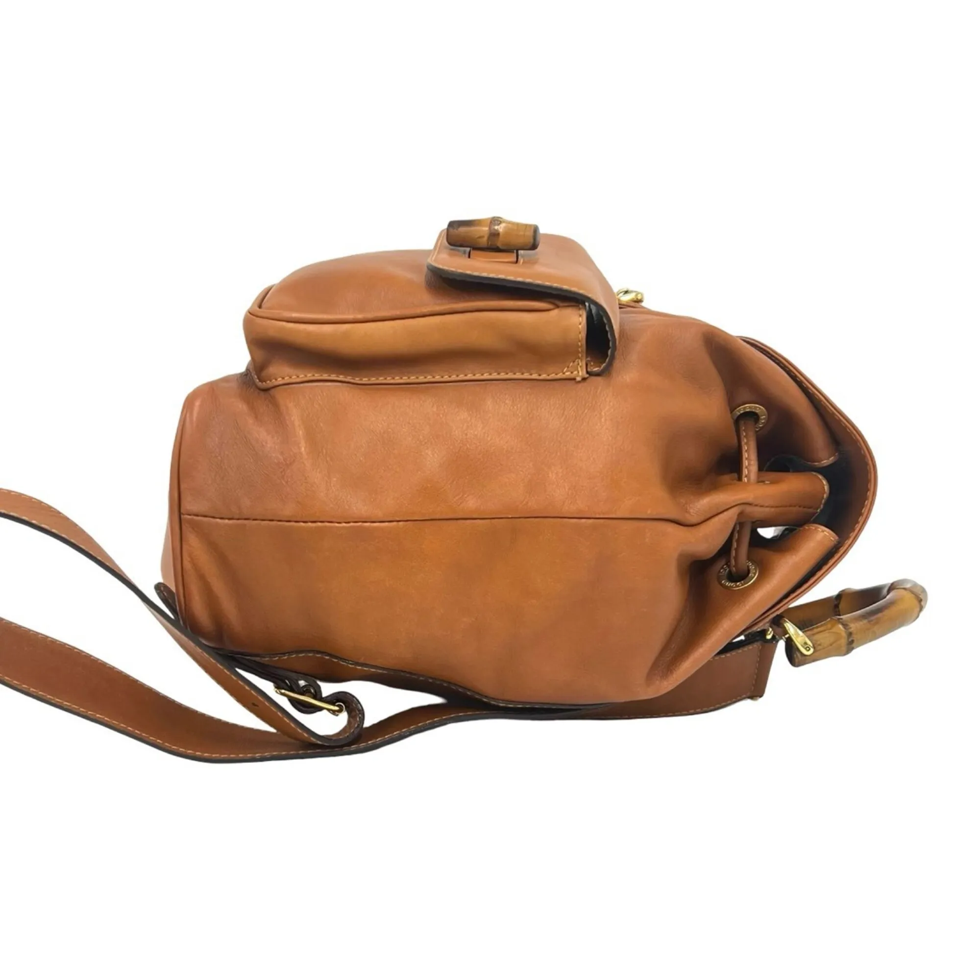 Leather Backpack (Pre-Owned) - Gucci - Modalova