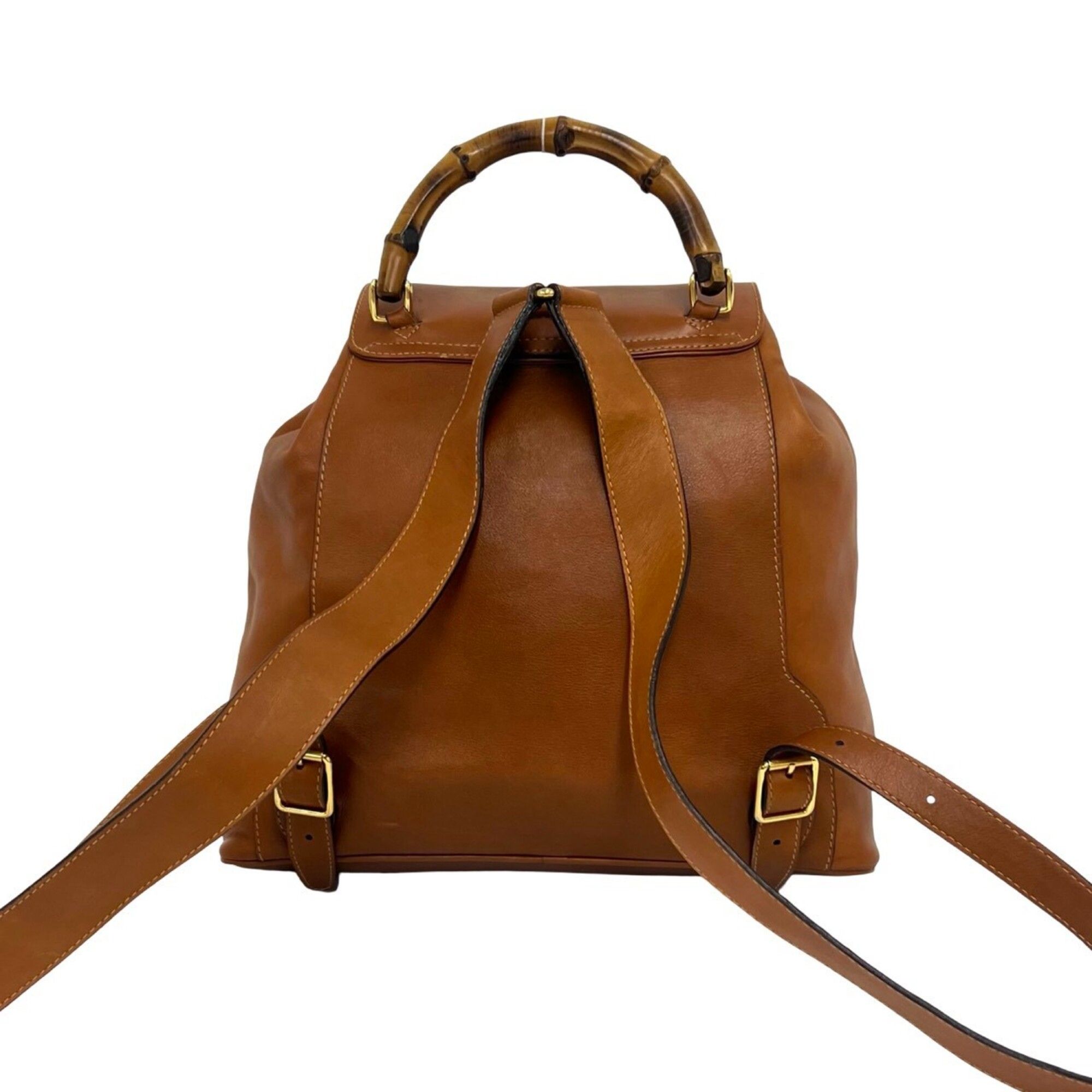 Leather Backpack (Pre-Owned) - Gucci - Modalova