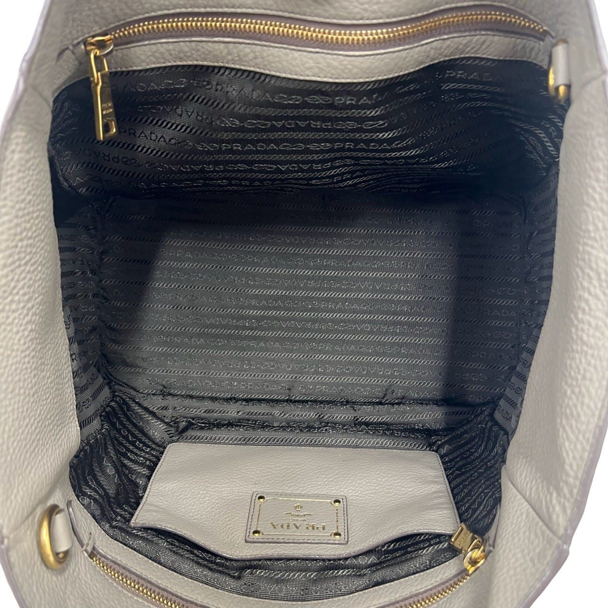 Leather Handbag Tote Bag (Pre-Owned) - Prada - Modalova