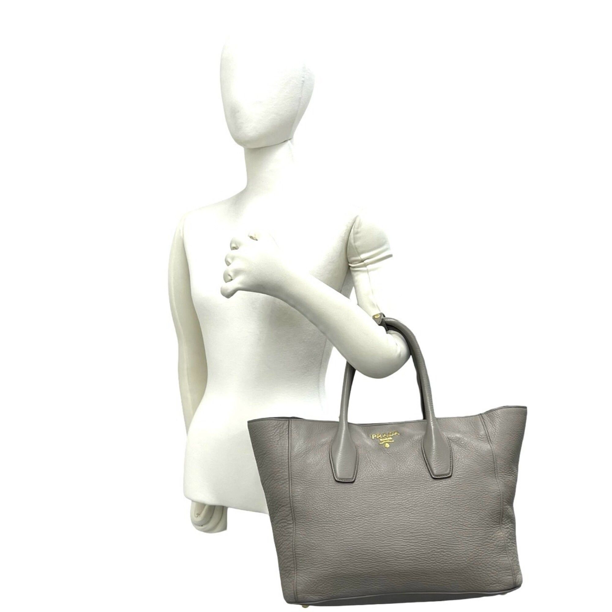 Leather Handbag Tote Bag (Pre-Owned) - Prada - Modalova