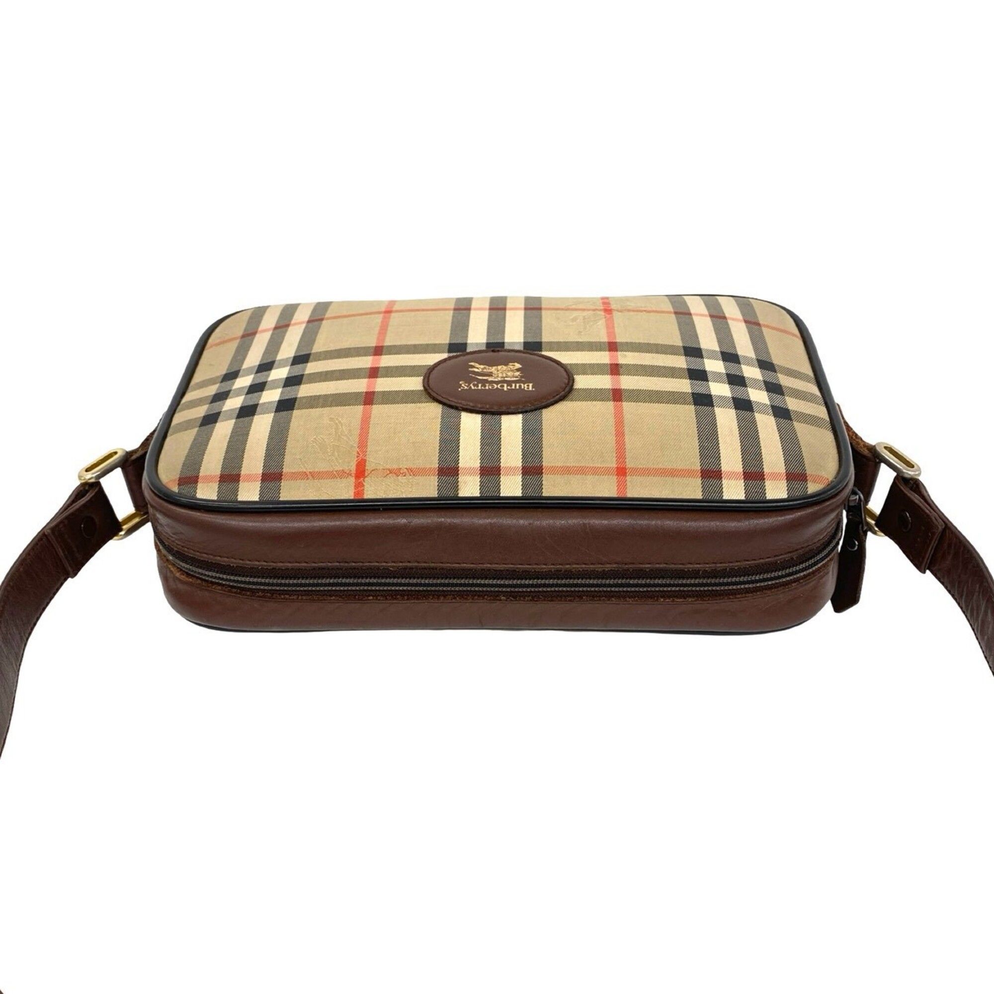 Canvas Leather Shoulder Bag (Pre-Owned) - Burberry - Modalova