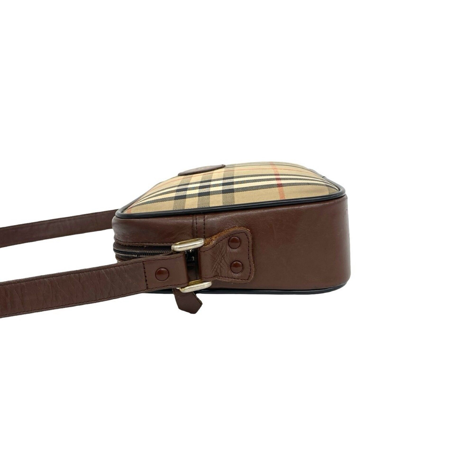 Canvas Leather Shoulder Bag (Pre-Owned) - Burberry - Modalova