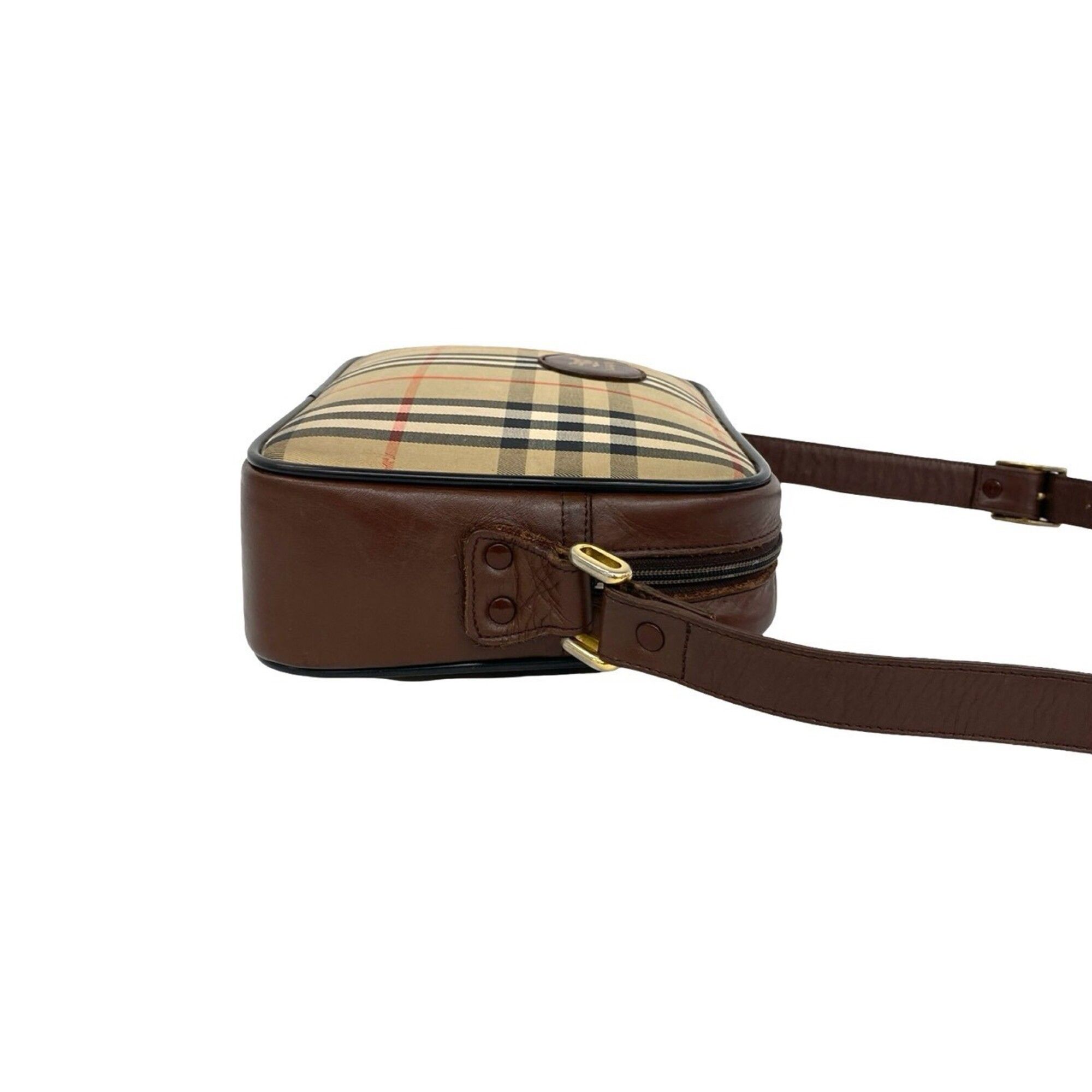 Canvas Leather Shoulder Bag (Pre-Owned) - Burberry - Modalova