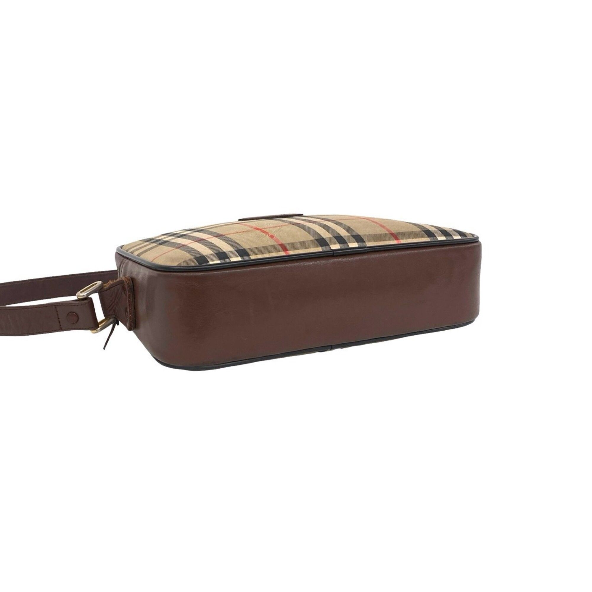 Canvas Leather Shoulder Bag (Pre-Owned) - Burberry - Modalova