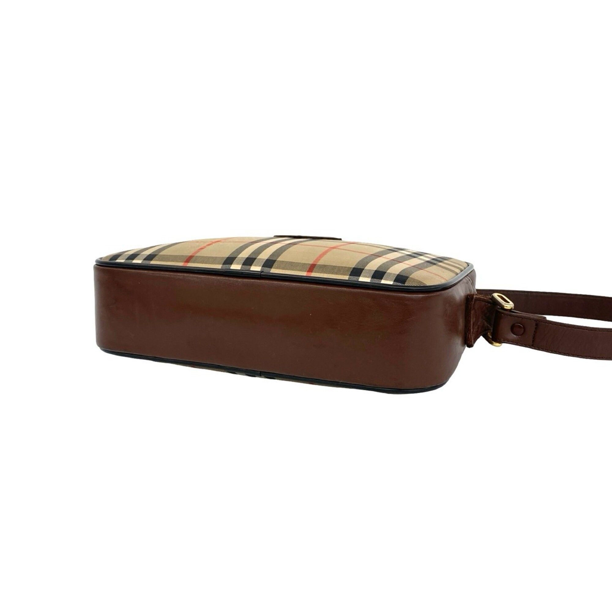 Canvas Leather Shoulder Bag (Pre-Owned) - Burberry - Modalova