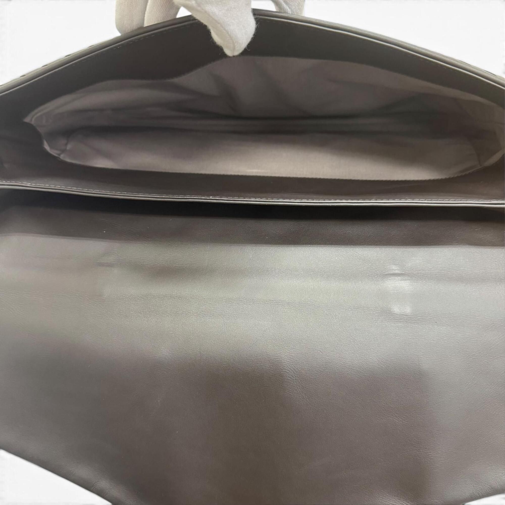 Leather Briefcase (Pre-Owned) - Bottega Veneta - Modalova