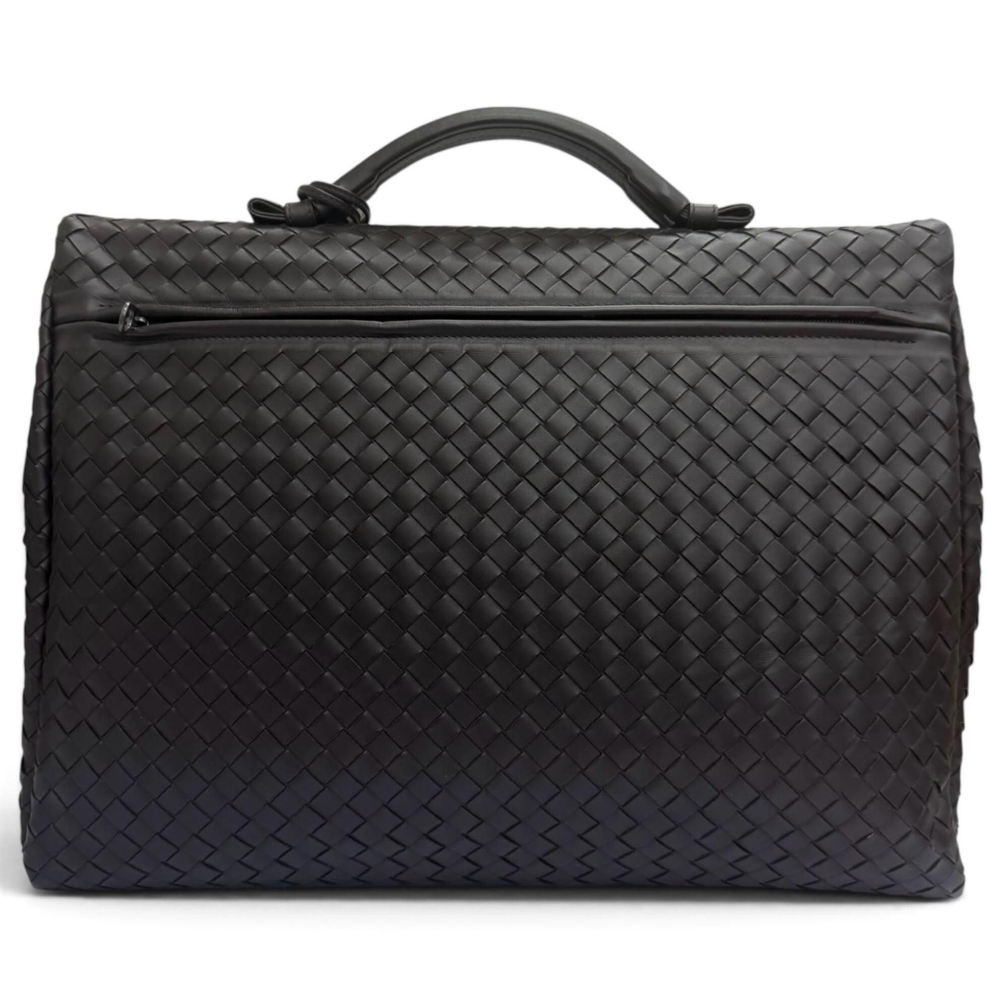 Leather Briefcase (Pre-Owned) - Bottega Veneta - Modalova