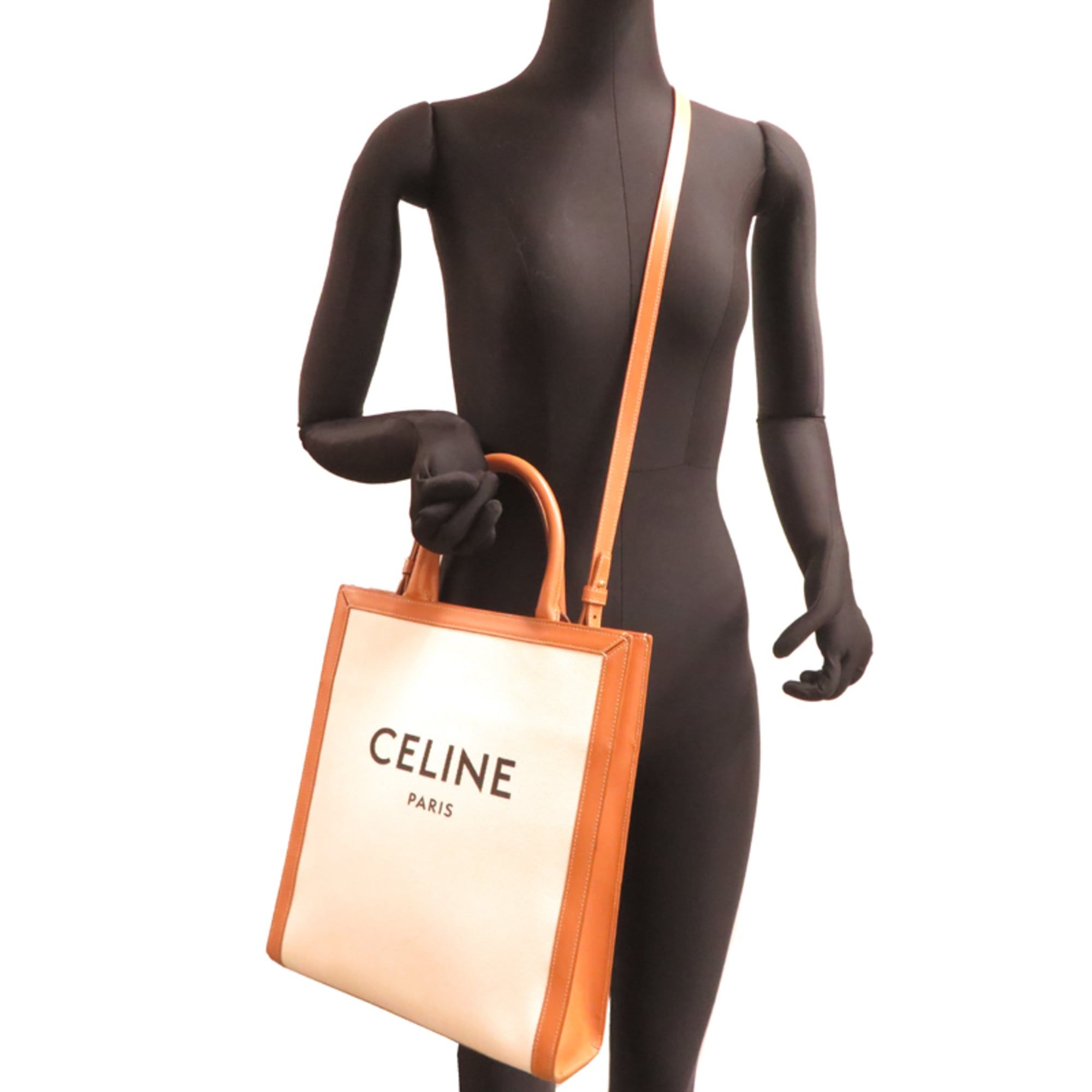 Canvas Leather Tote Bag (Pre-Owned) - Celine - Modalova