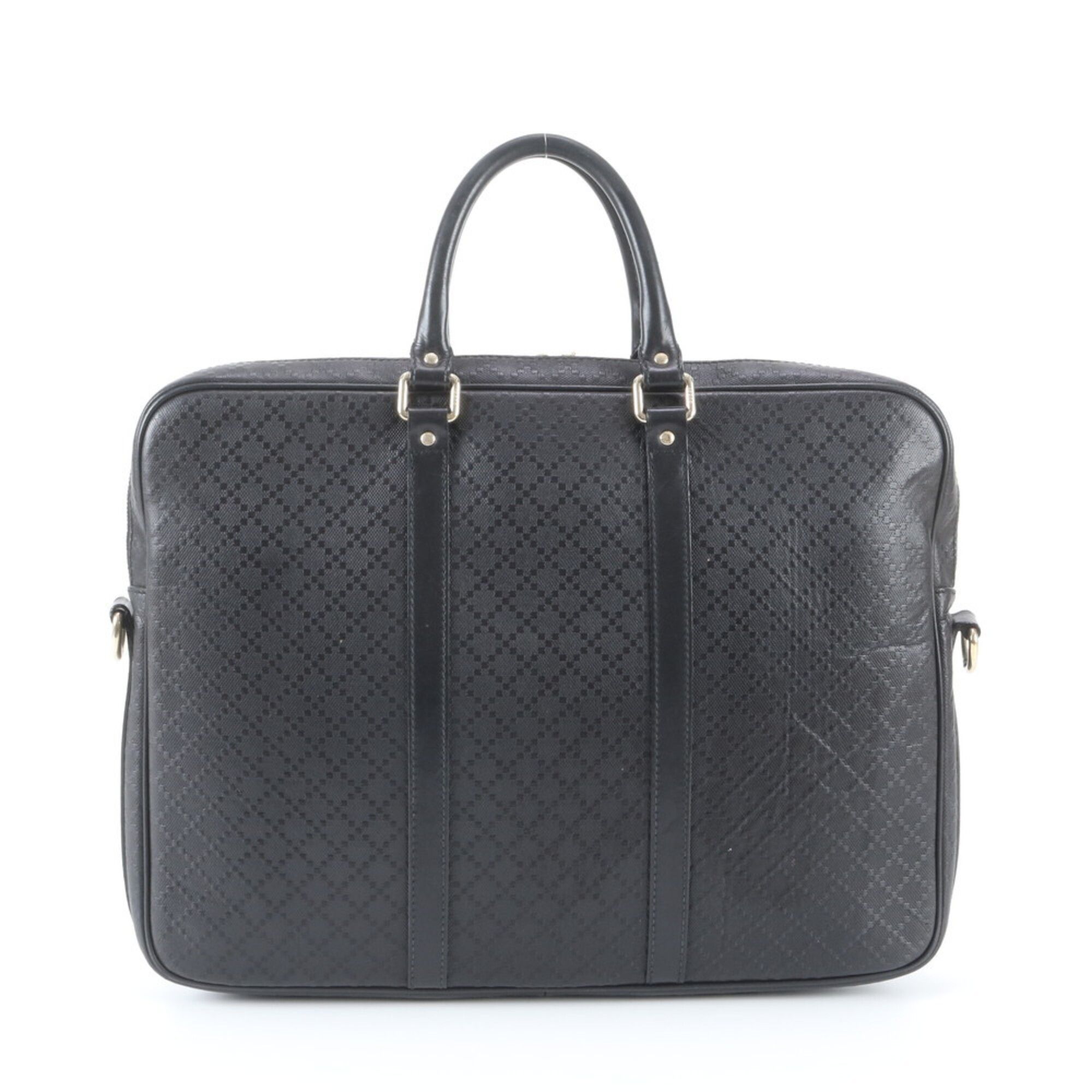 Leather Briefcase (Pre-Owned) - Gucci - Modalova