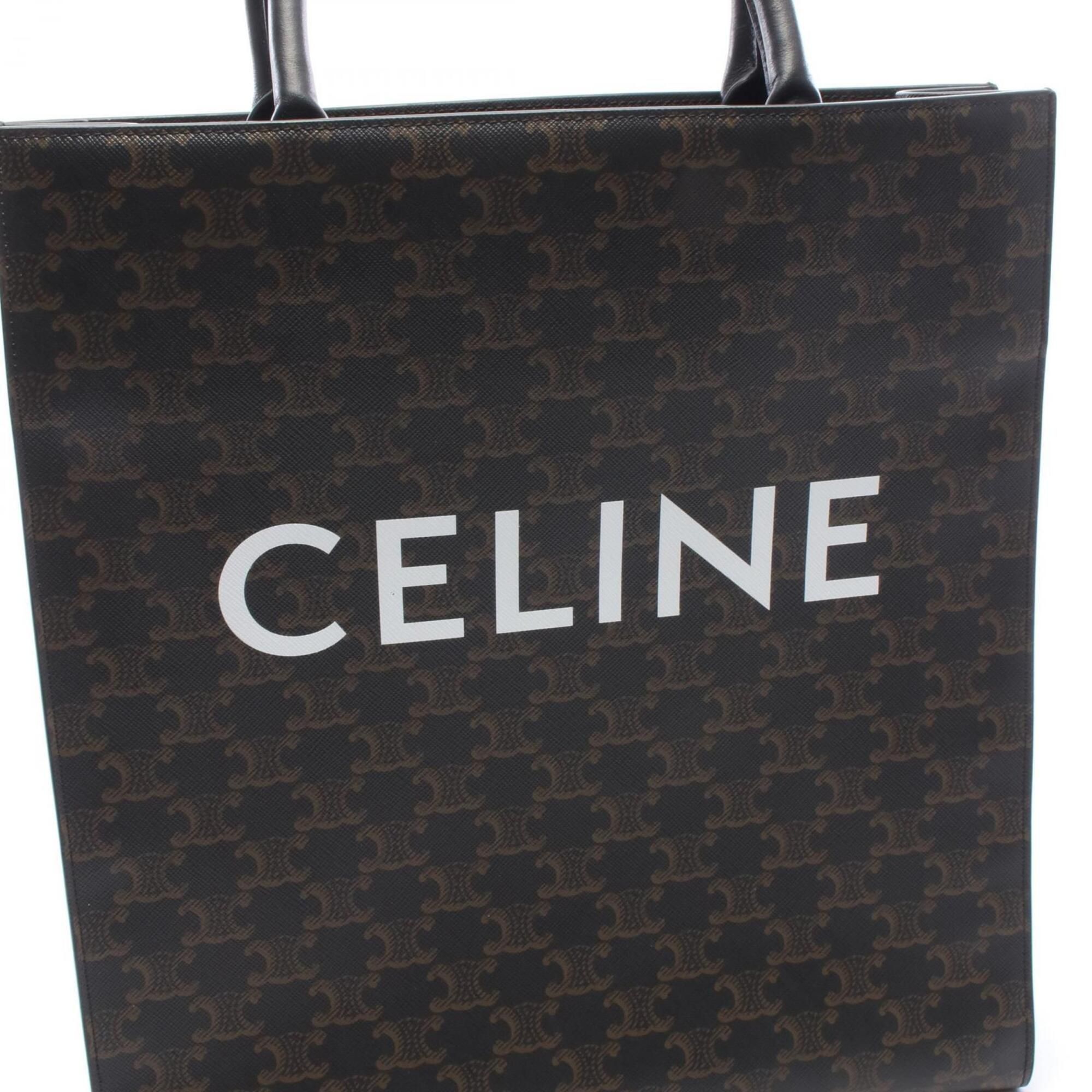 Coated Canvas Leather Handbag Tote Bag (Pre-Owned) - Celine - Modalova