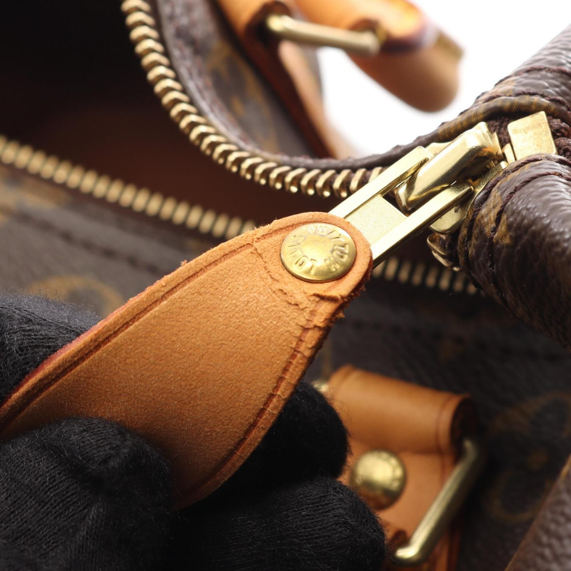 Monogram Leather Handbag (Pre-Owned) - Louis Vuitton - Modalova