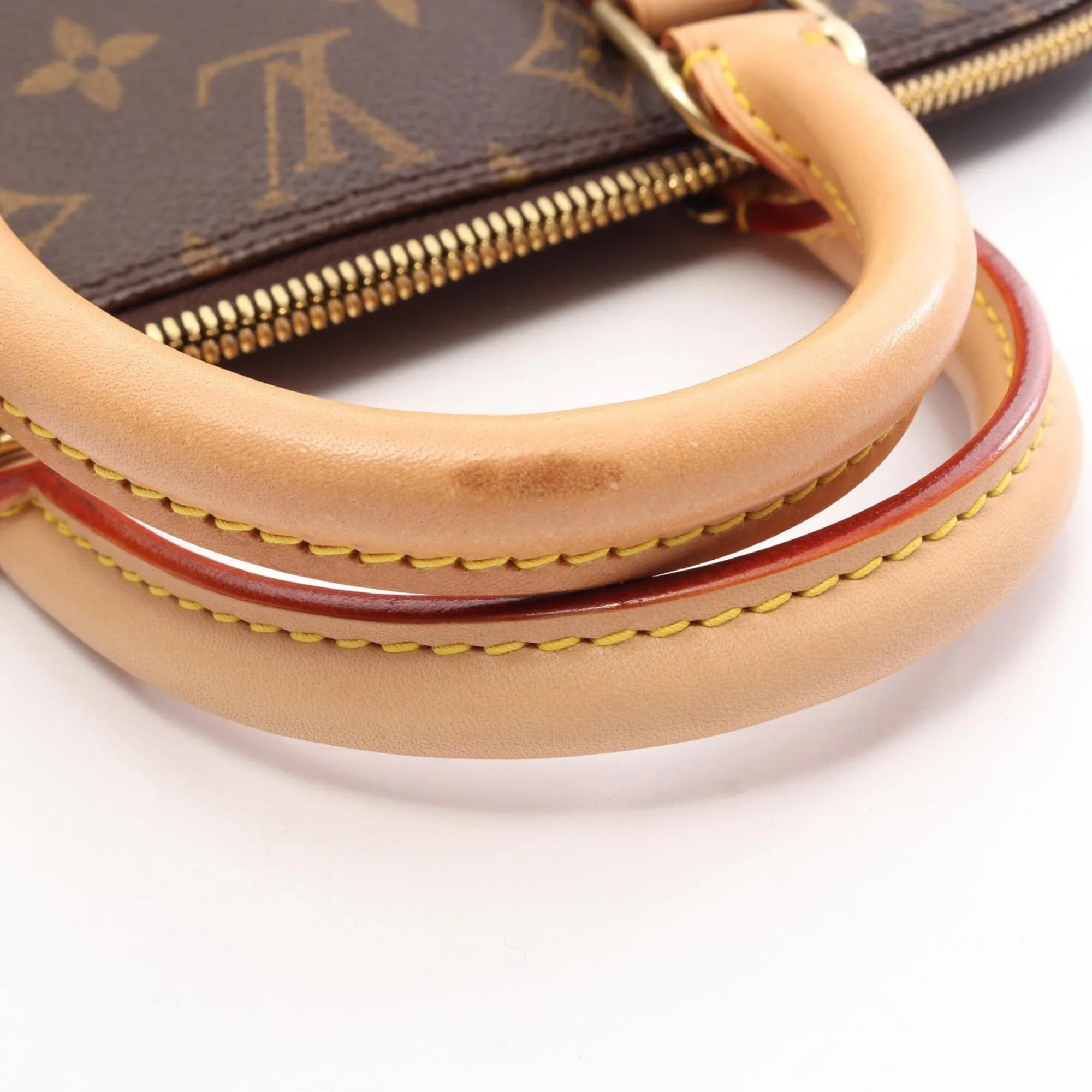 Monogram Leather Handbag (Pre-Owned) - Louis Vuitton - Modalova