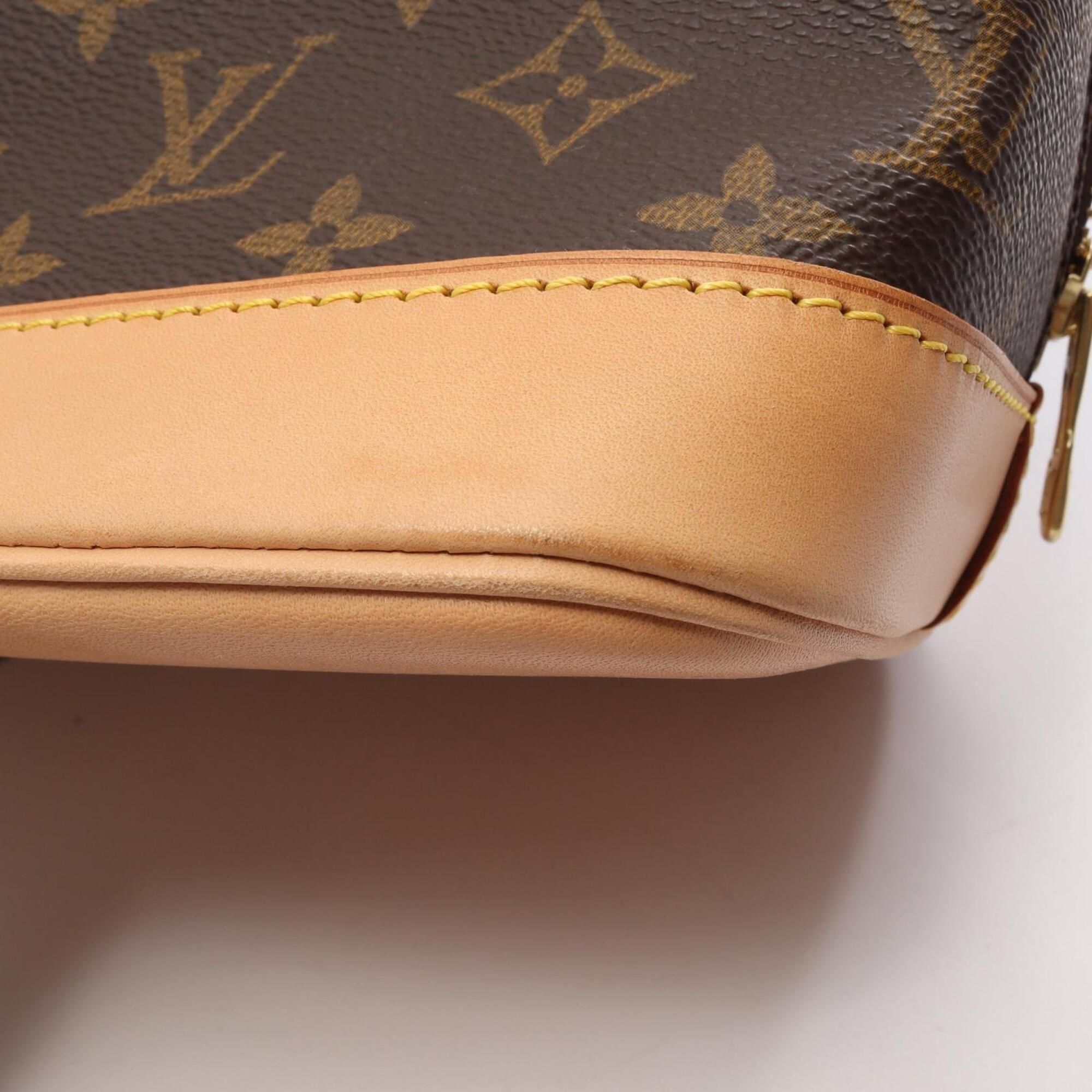 Monogram Leather Handbag (Pre-Owned) - Louis Vuitton - Modalova