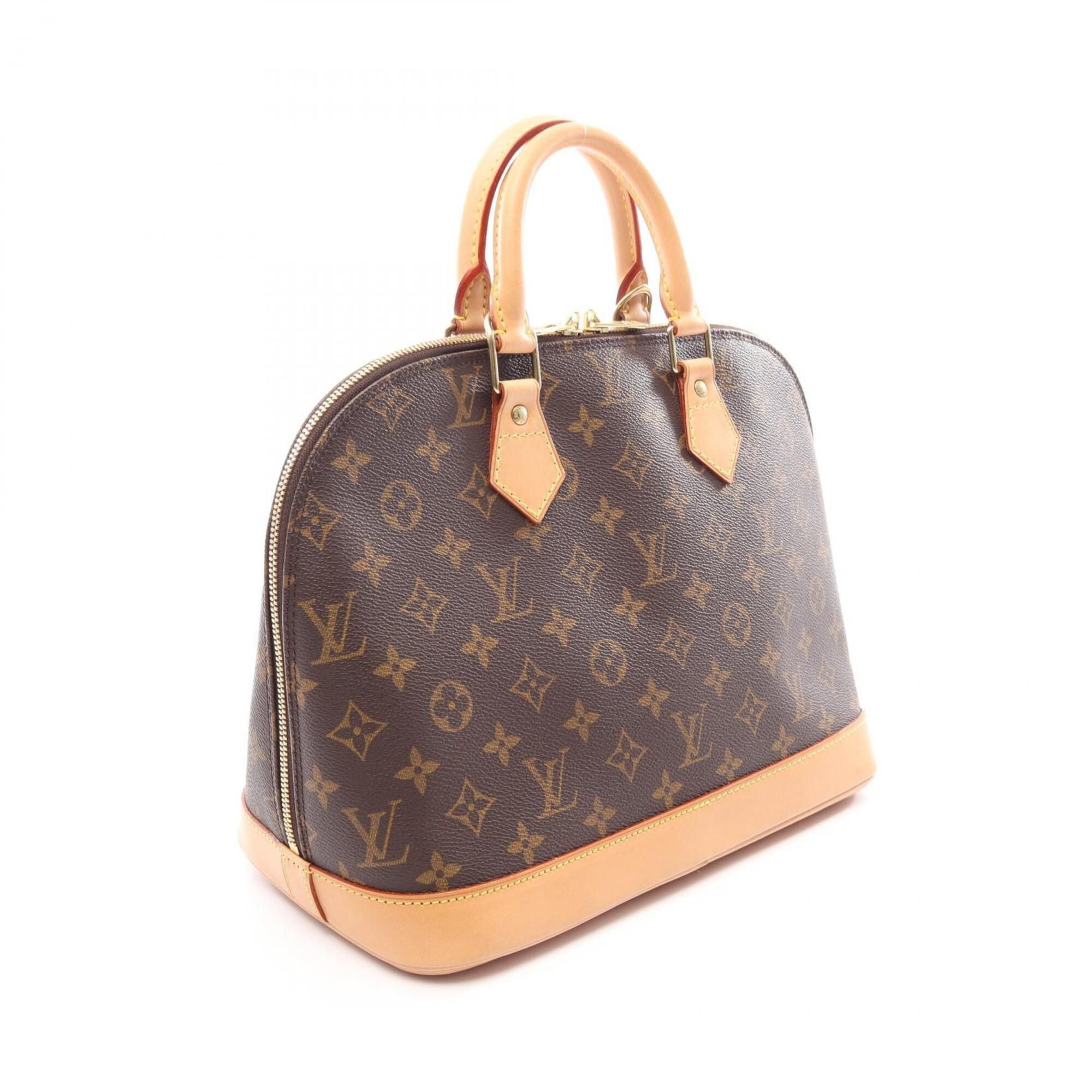 Monogram Leather Handbag (Pre-Owned) - Louis Vuitton - Modalova