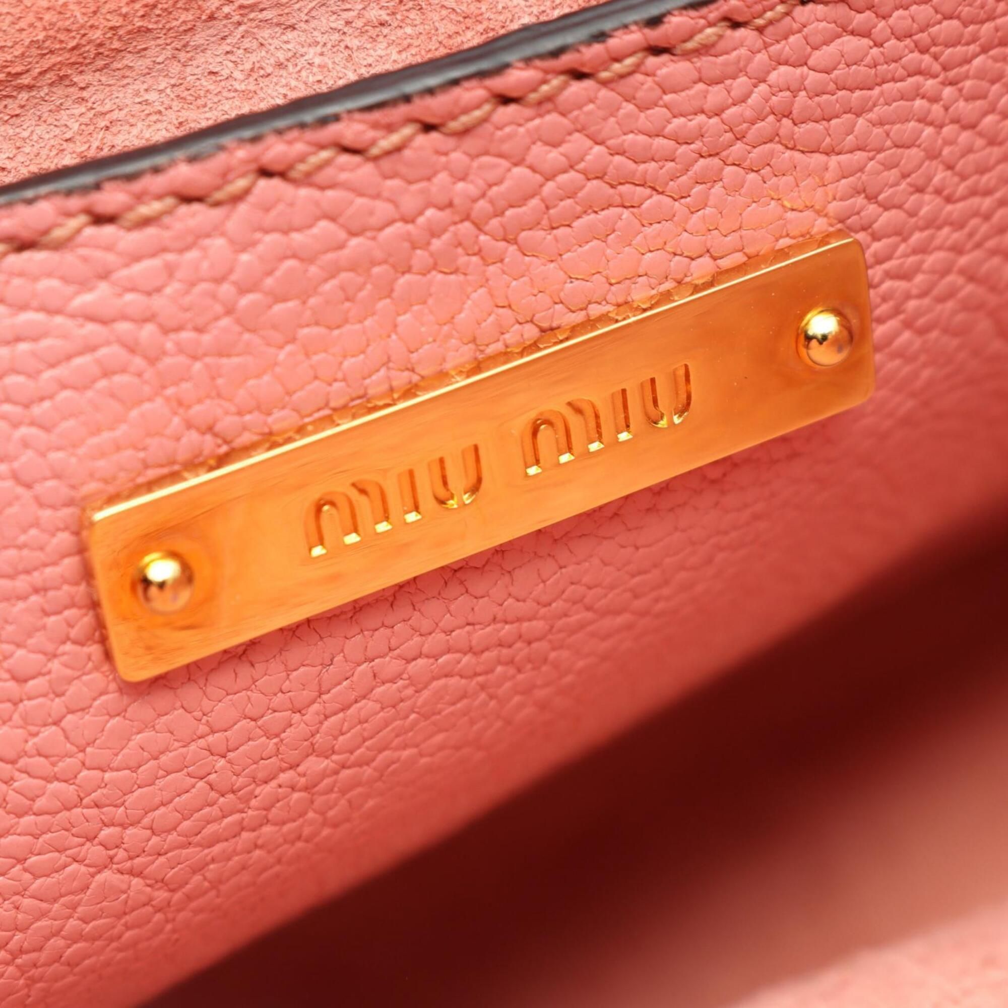 Leather Handbag Shoulder Bag (Pre-Owned) - Miu Miu - Modalova
