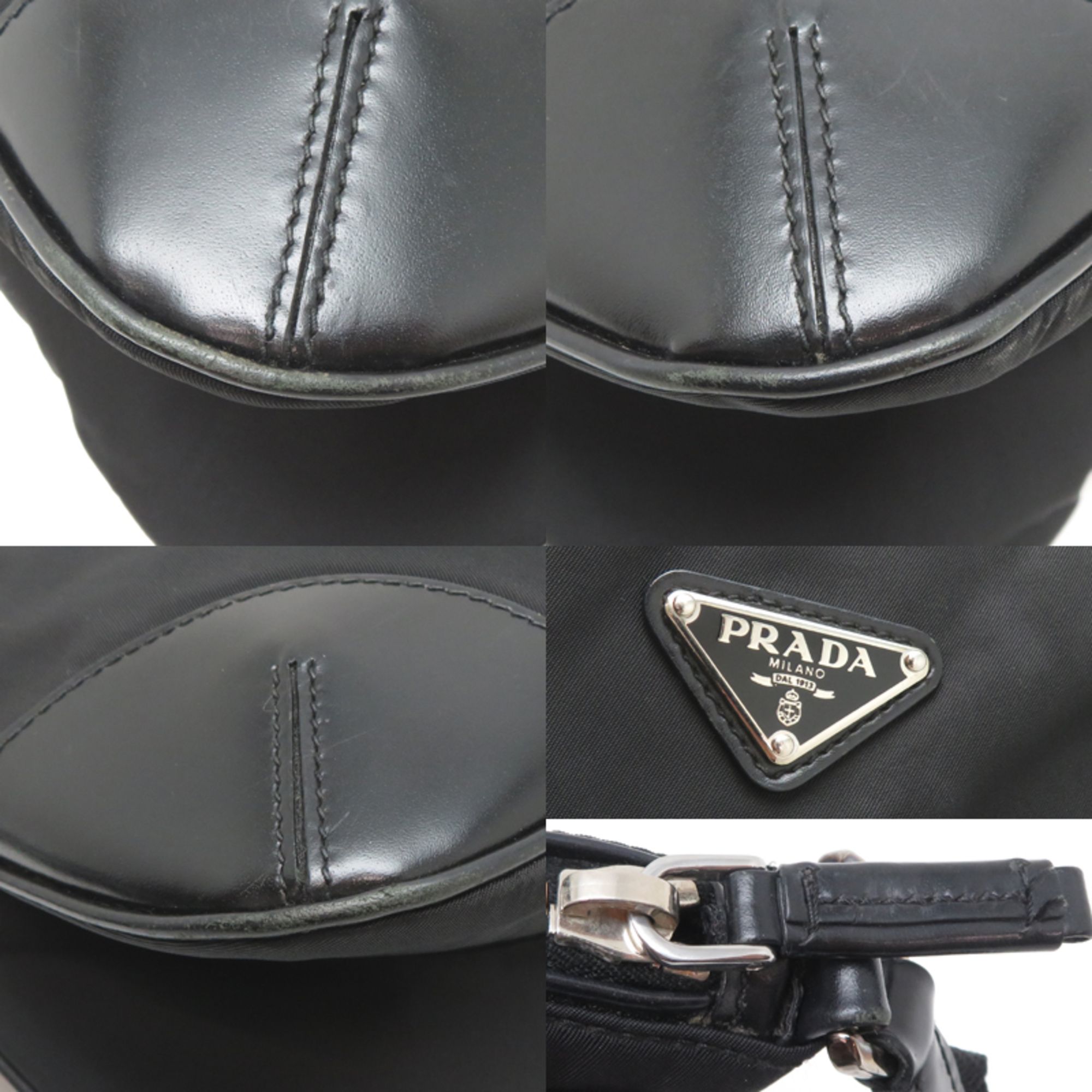 Nylon Leather Shoulder Bag (Pre-Owned) - Prada - Modalova