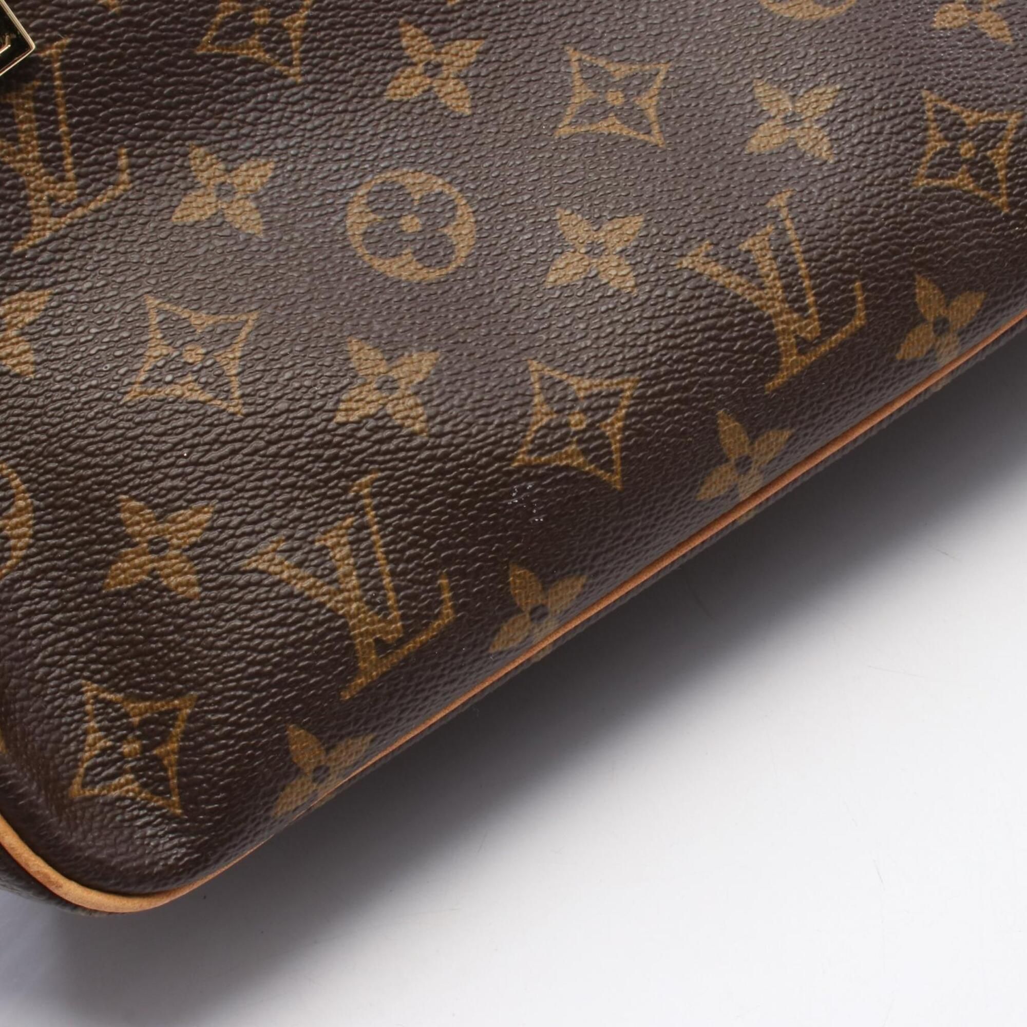 Monogram Coated Canvas Leather Handbag Shoulder Bag (Pre-Owned) - Louis Vuitton - Modalova