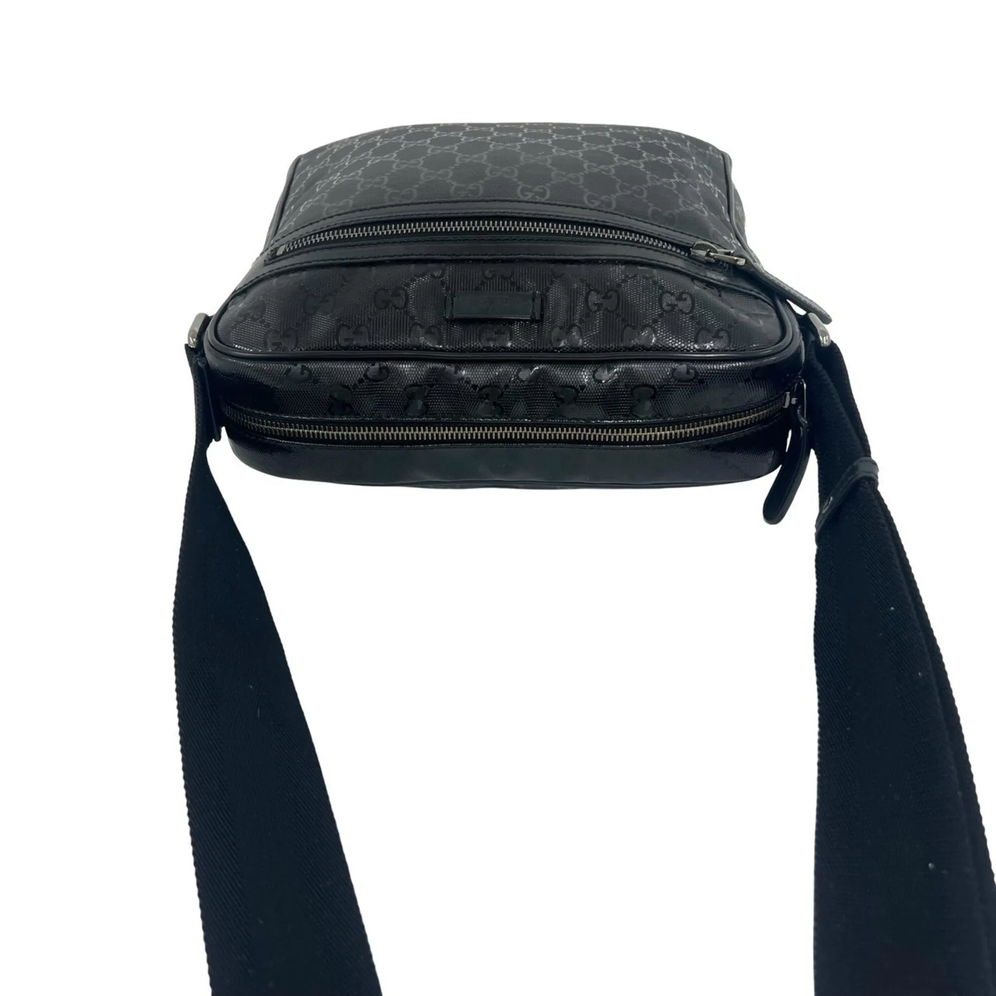 Gg Imprimé Pvc Leather Messenger Bag Pochette Shoulder Bag (Pre-Owned) - Gucci - Modalova