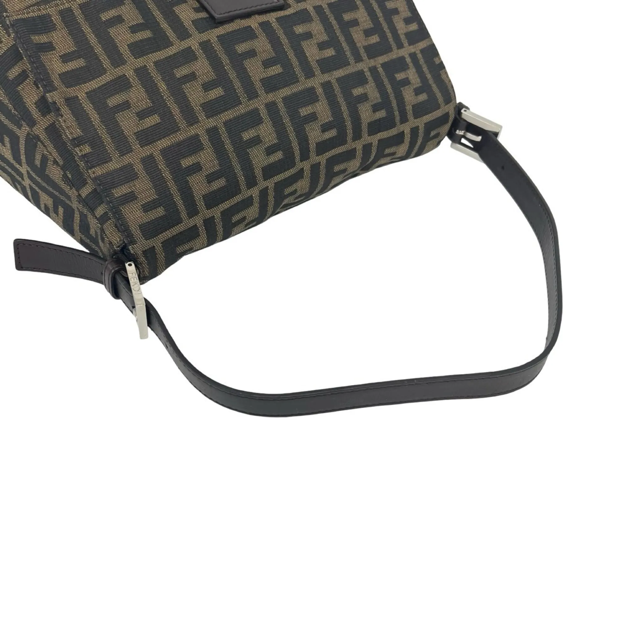 Canvas Leather Shoulder Bag (Pre-Owned) - Fendi - Modalova