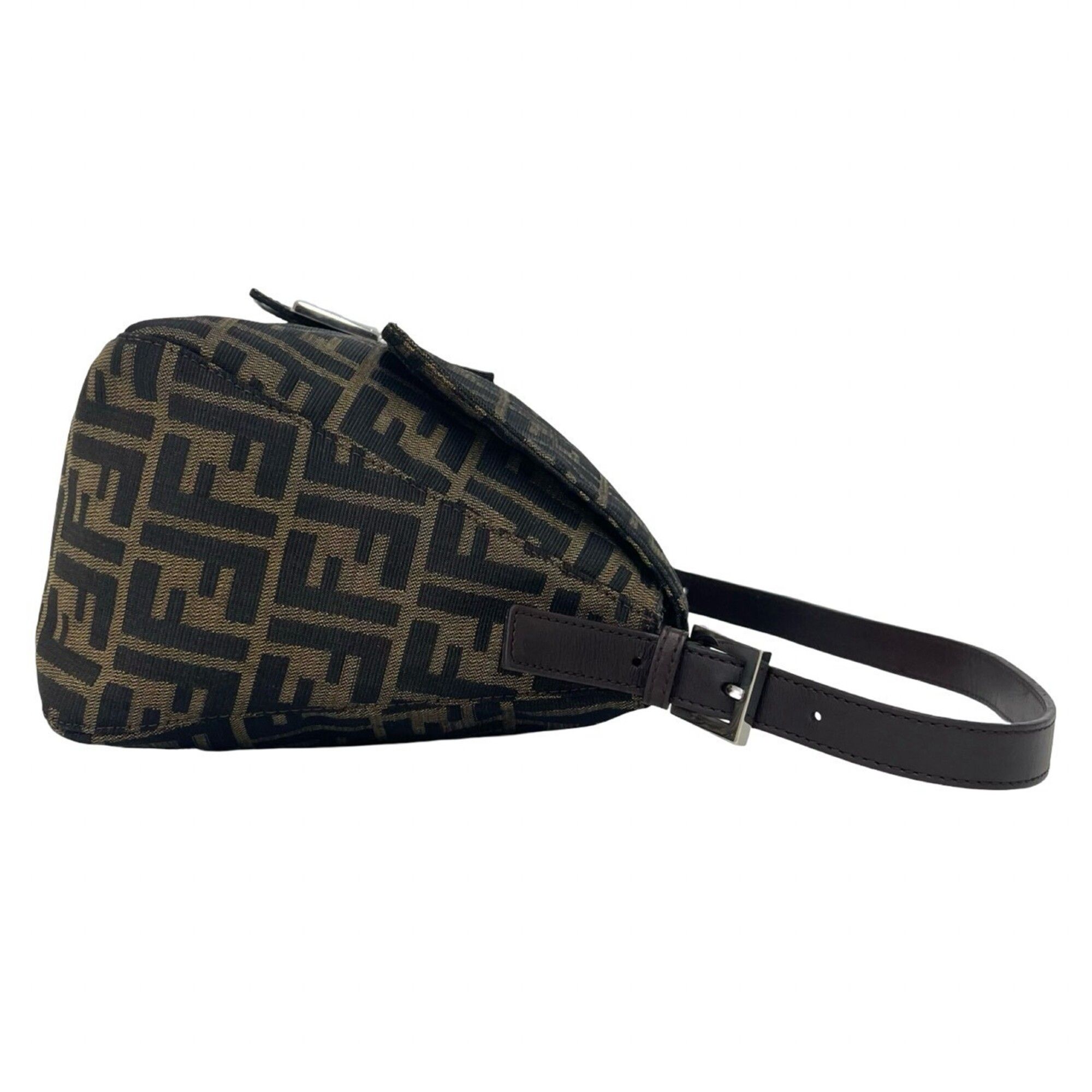 Canvas Leather Shoulder Bag (Pre-Owned) - Fendi - Modalova
