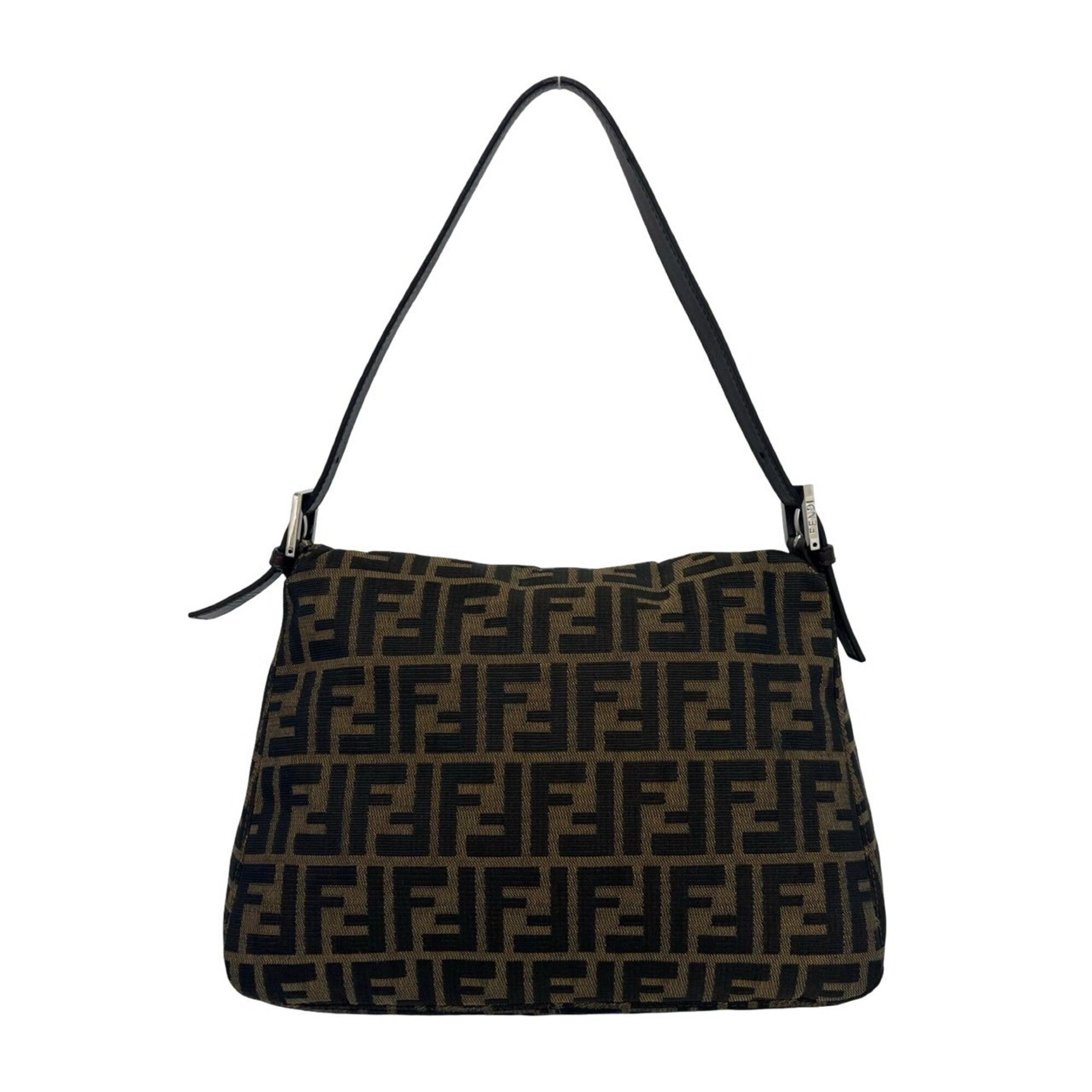 Canvas Leather Shoulder Bag (Pre-Owned) - Fendi - Modalova