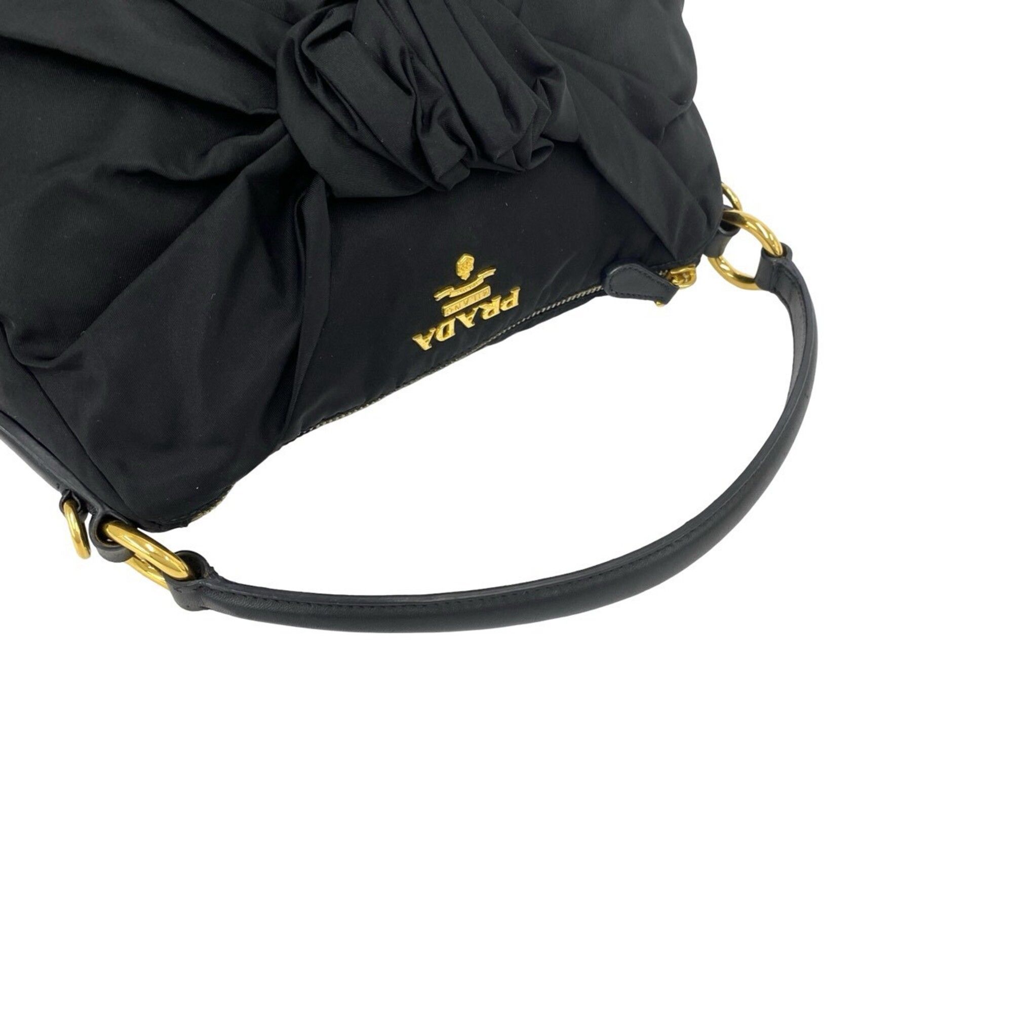 Nylon Leather Handbag Shoulder Bag (Pre-Owned) - Prada - Modalova