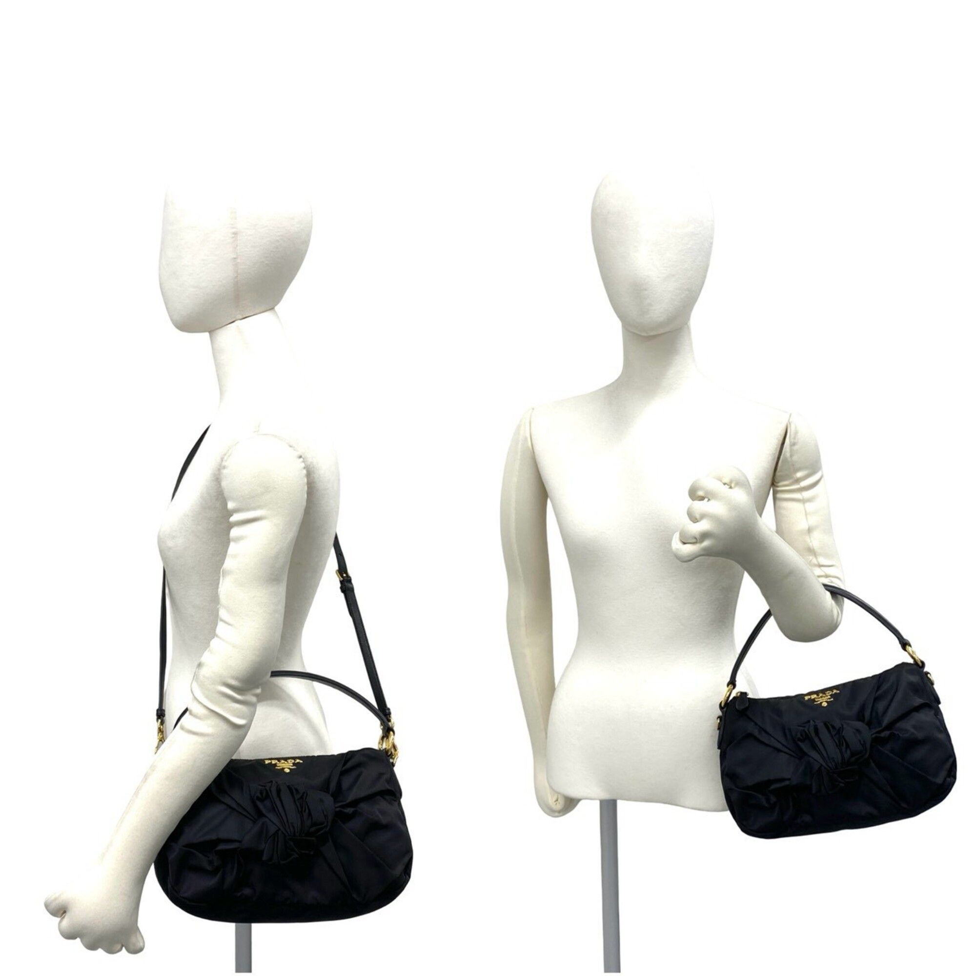 Nylon Leather Handbag Shoulder Bag (Pre-Owned) - Prada - Modalova