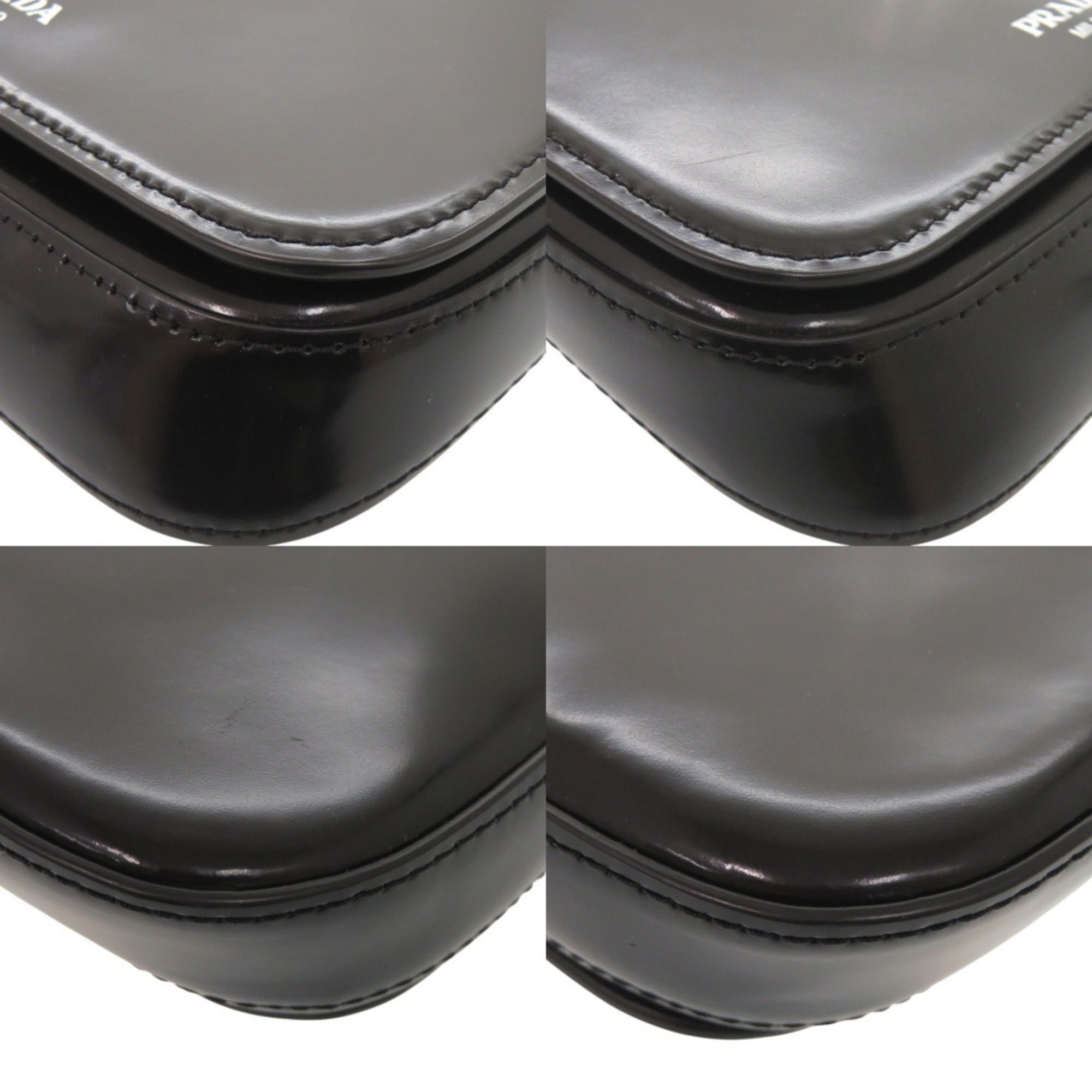 Leather Shoulder Bag (Pre-Owned) - Prada - Modalova