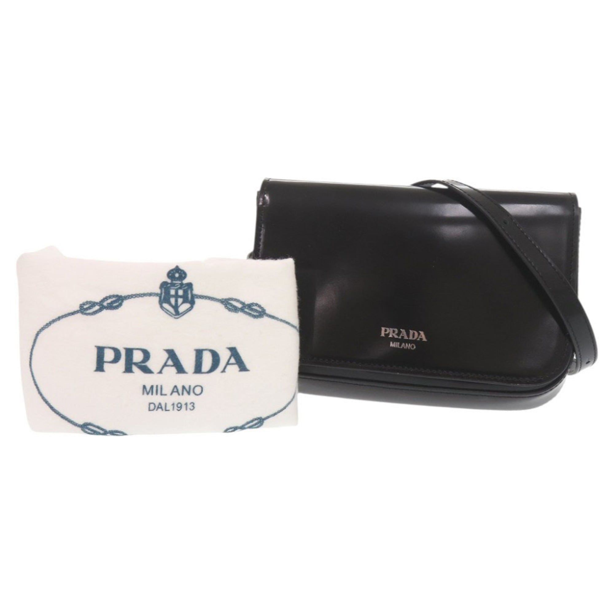 Leather Shoulder Bag (Pre-Owned) - Prada - Modalova