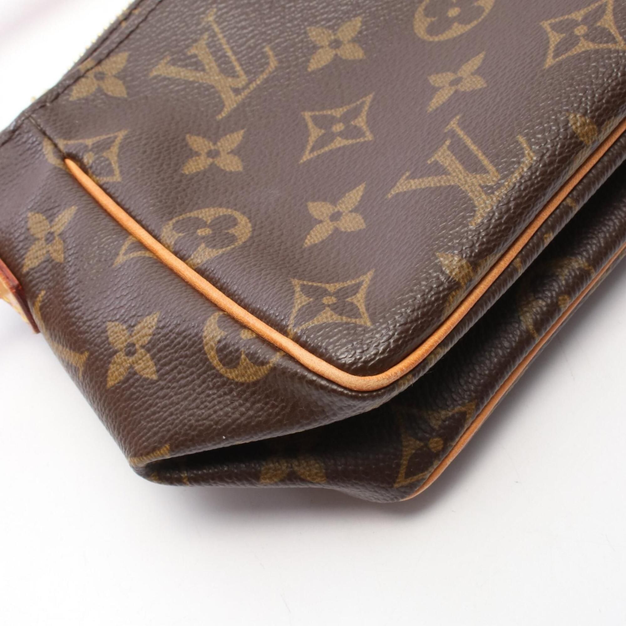 Monogram Coated Canvas Leather Handbag Shoulder Bag (Pre-Owned) - Louis Vuitton - Modalova