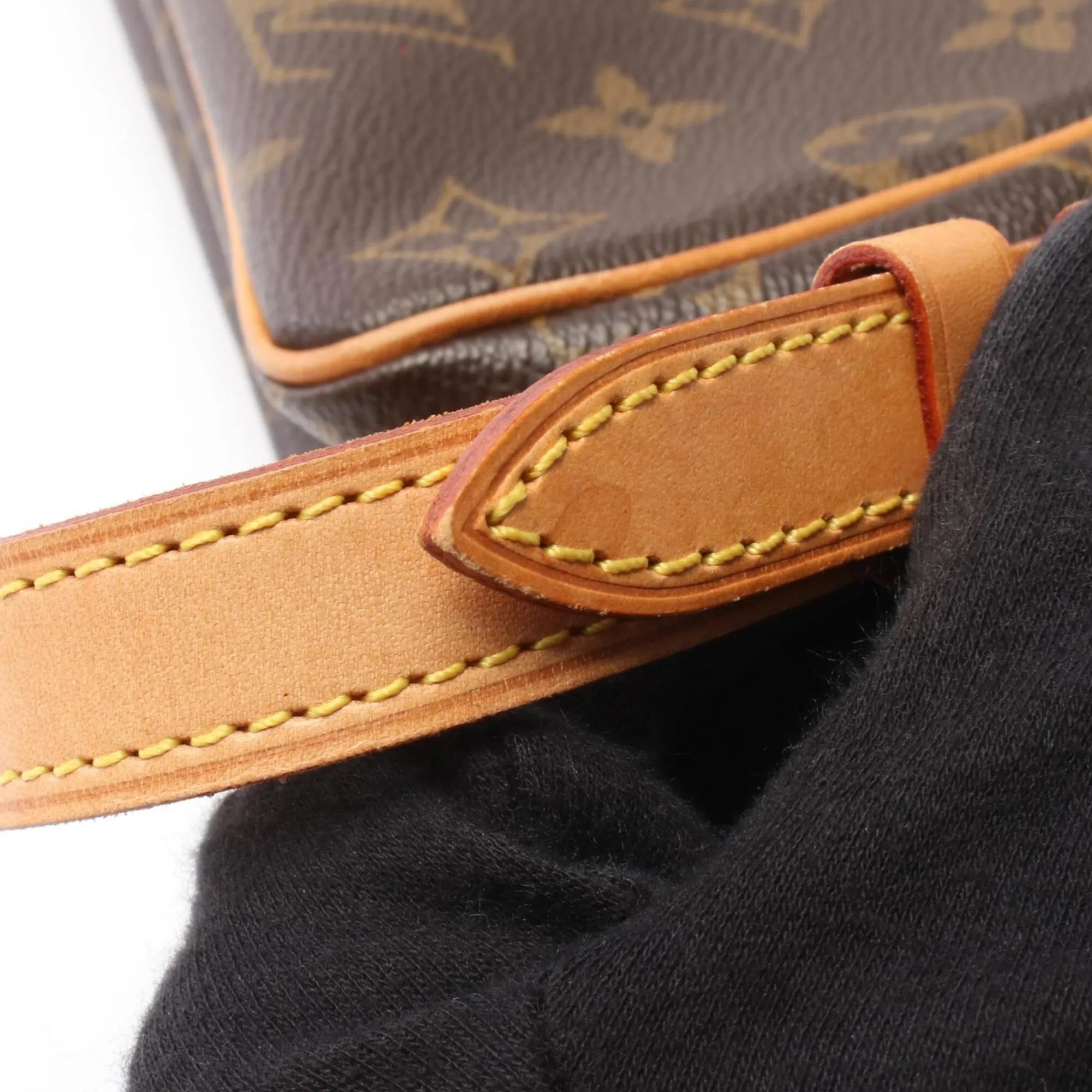 Monogram Coated Canvas Leather Handbag Shoulder Bag (Pre-Owned) - Louis Vuitton - Modalova