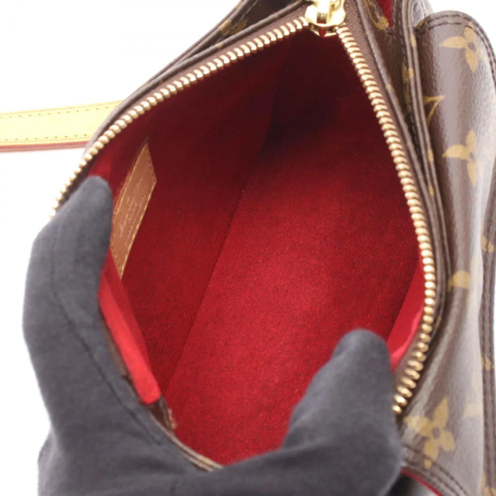 Monogram Coated Canvas Leather Handbag Shoulder Bag (Pre-Owned) - Louis Vuitton - Modalova