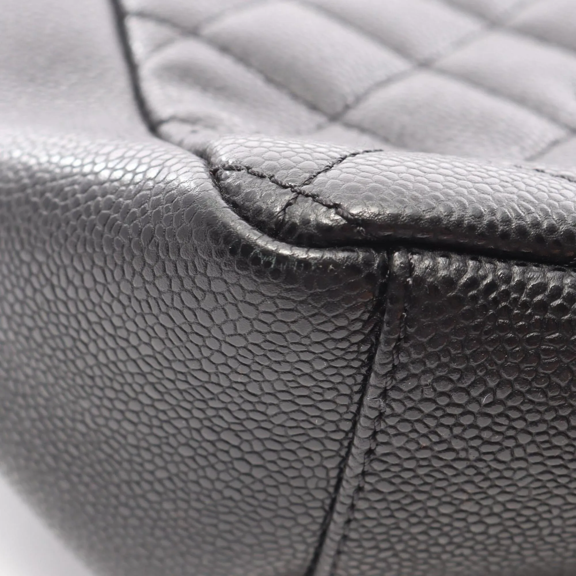 Grained Calfskin Handbag Tote Bag (Pre-Owned) - Chanel - Modalova