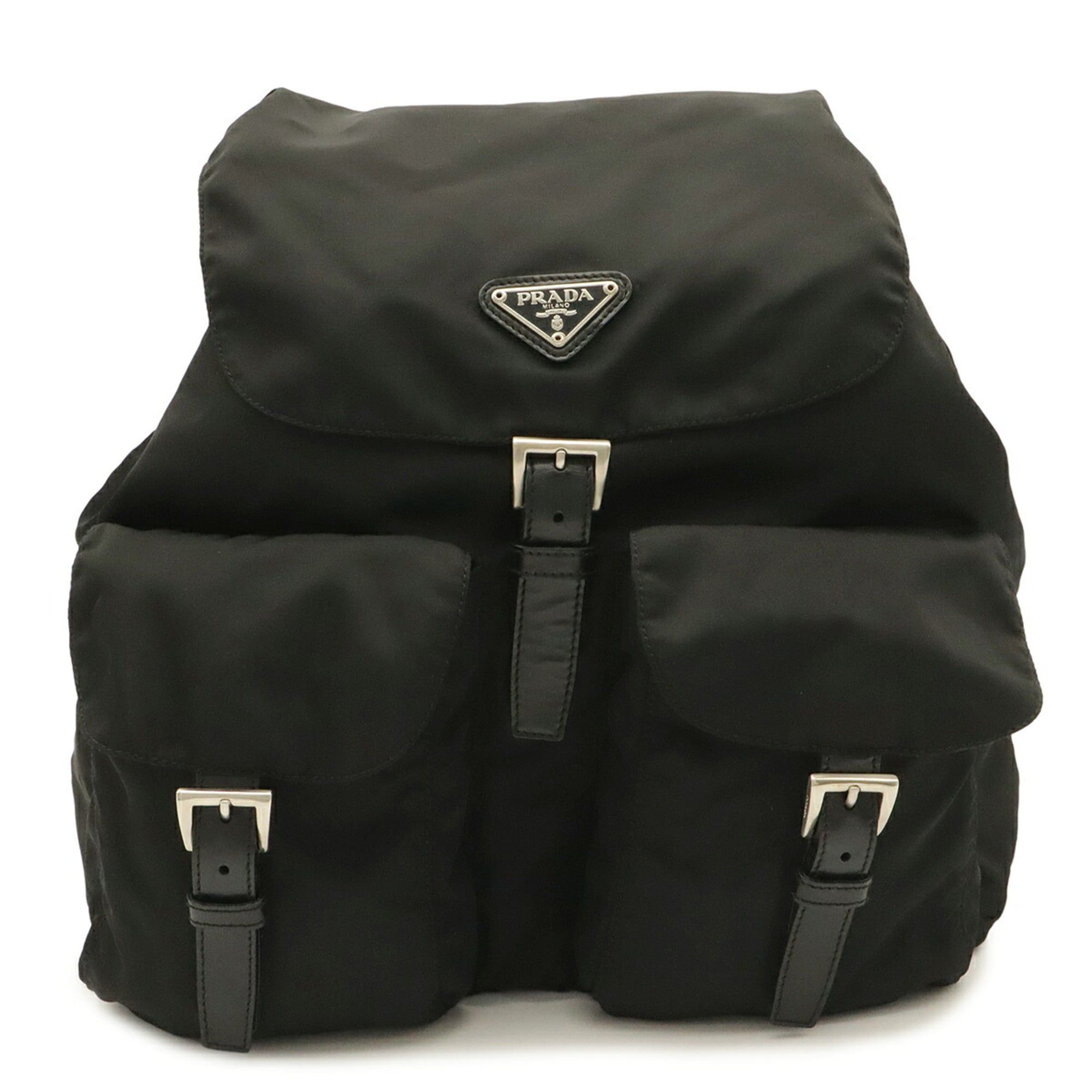 Nylon Leather Backpack (Pre-Owned) - Prada - Modalova