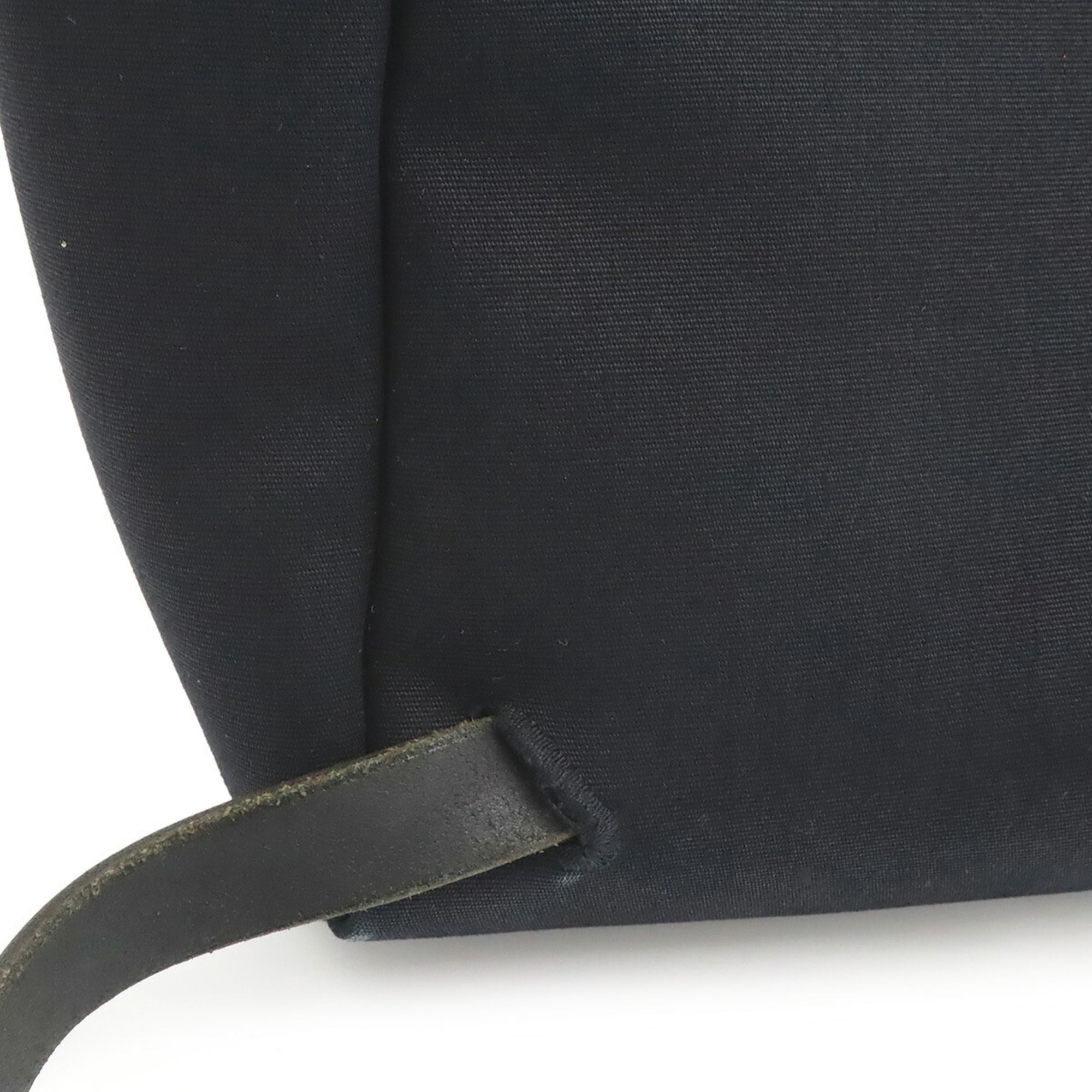 Her Bag Toile Officier Leather Backpack Handbag (Pre-Owned) - Hermes - Modalova