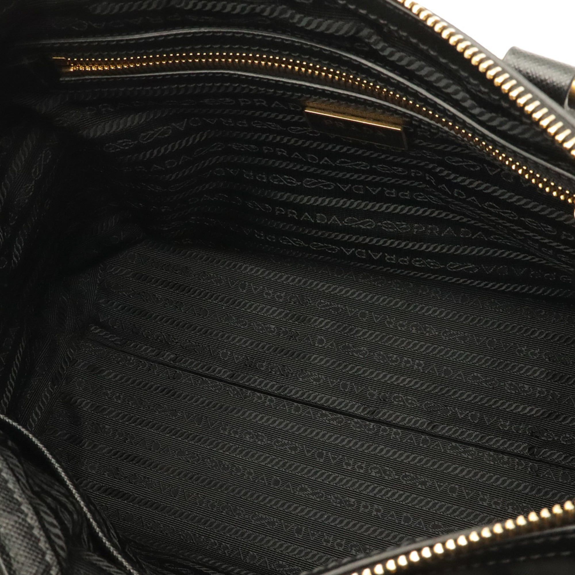 Nylon Leather Handbag Shoulder Bag Tote Bag (Pre-Owned) - Prada - Modalova
