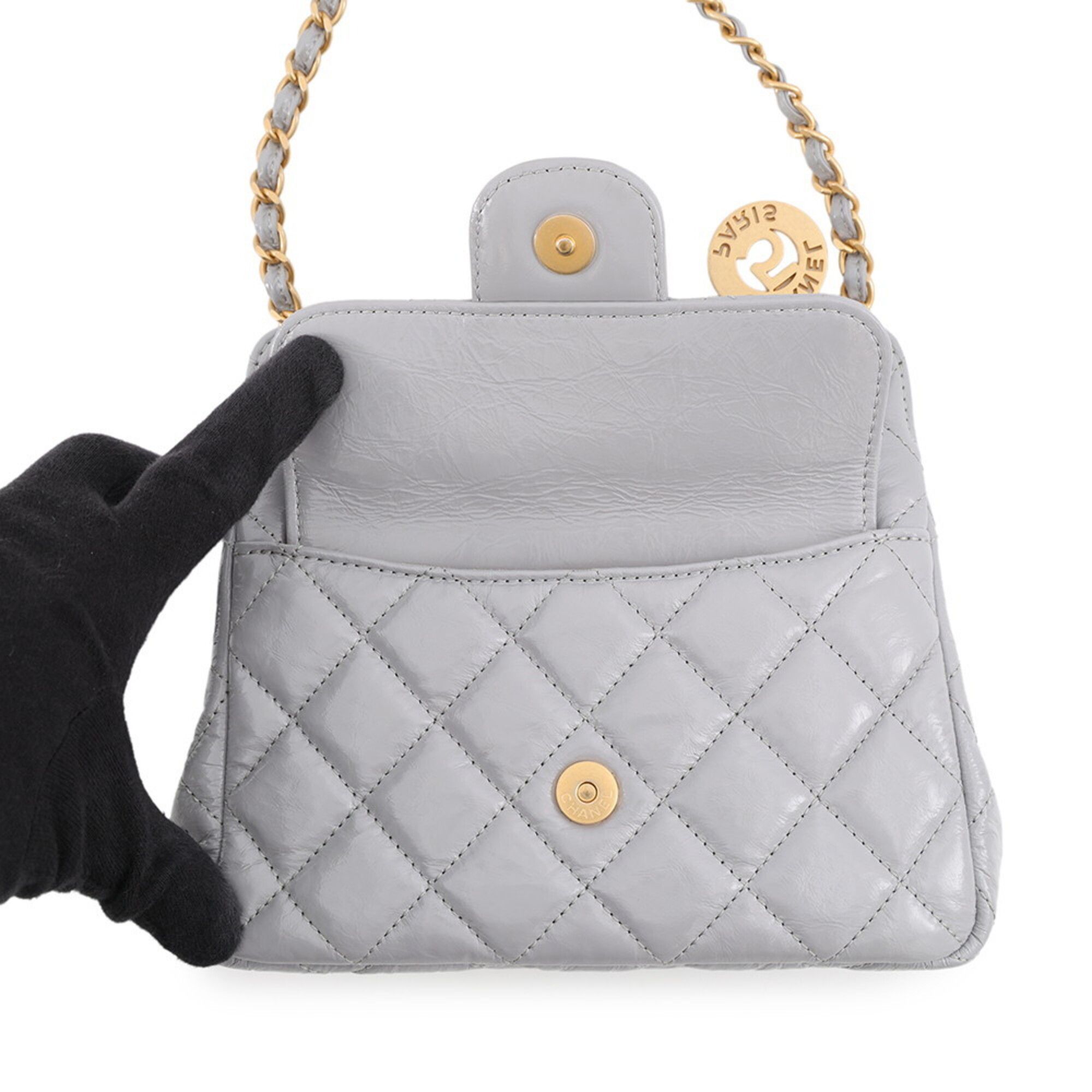 Matelasse Leather Handbag Shoulder Bag (Pre-Owned) - Chanel - Modalova