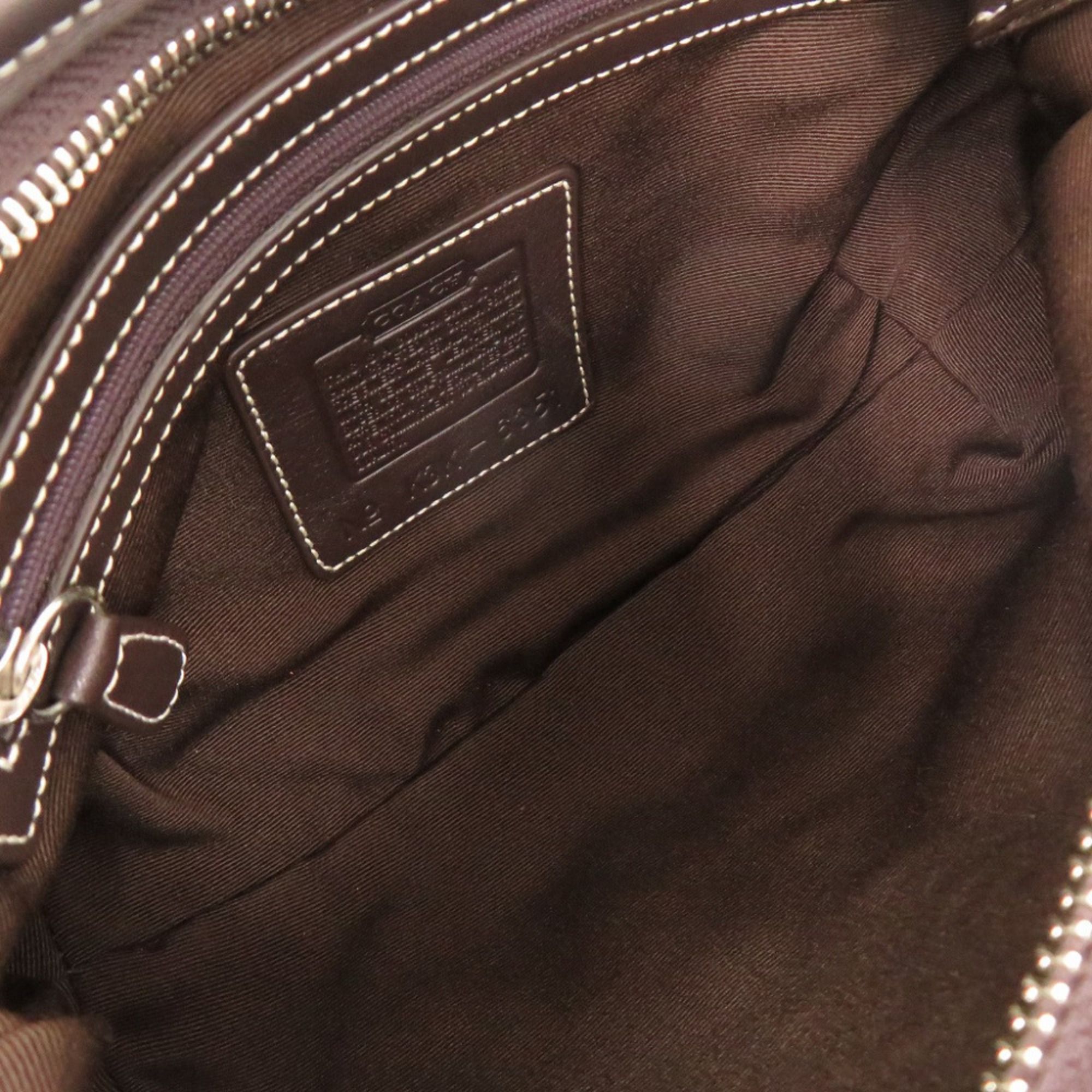 Leather Canvas Shoulder Bag (Pre-Owned) - Coach - Modalova