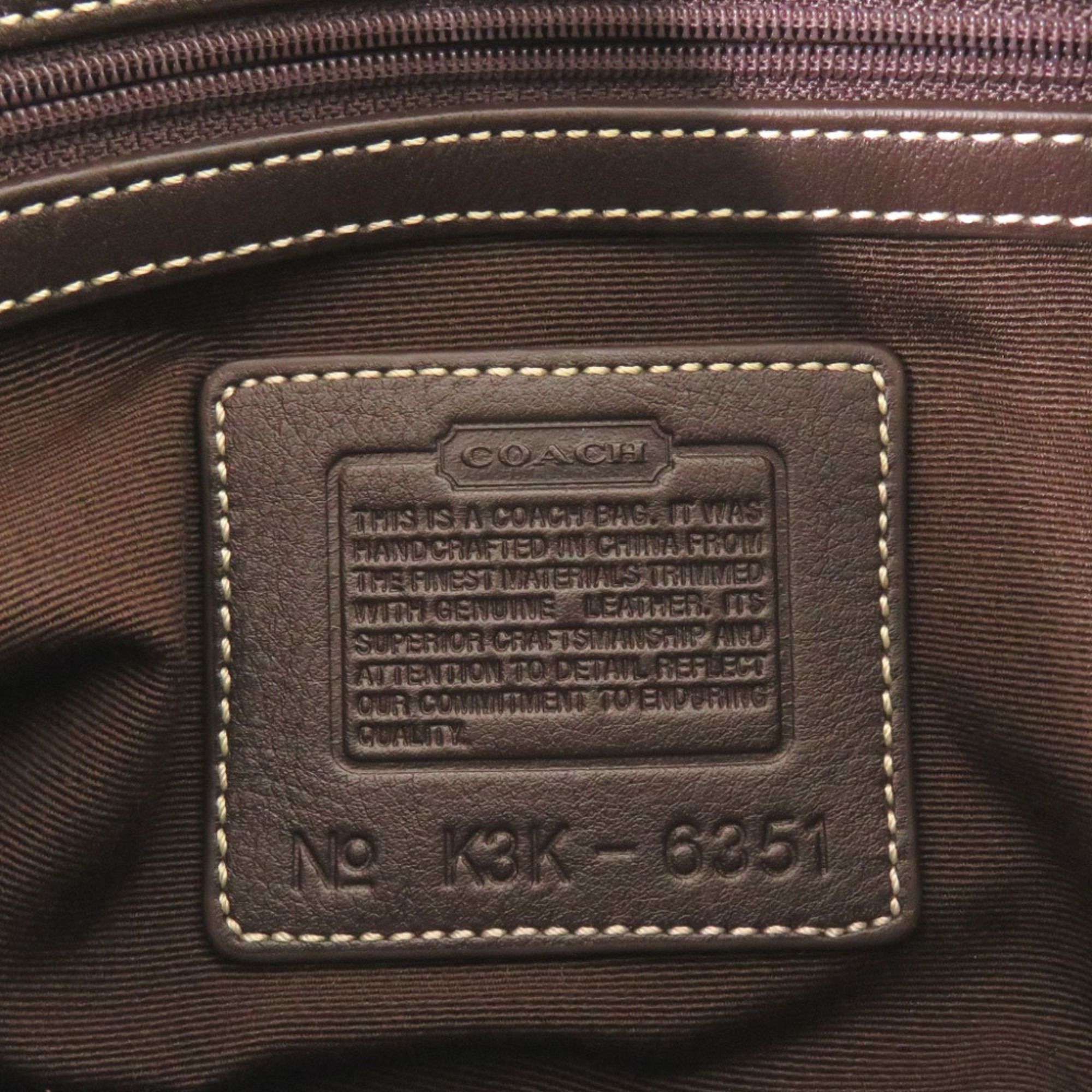 Leather Canvas Shoulder Bag (Pre-Owned) - Coach - Modalova