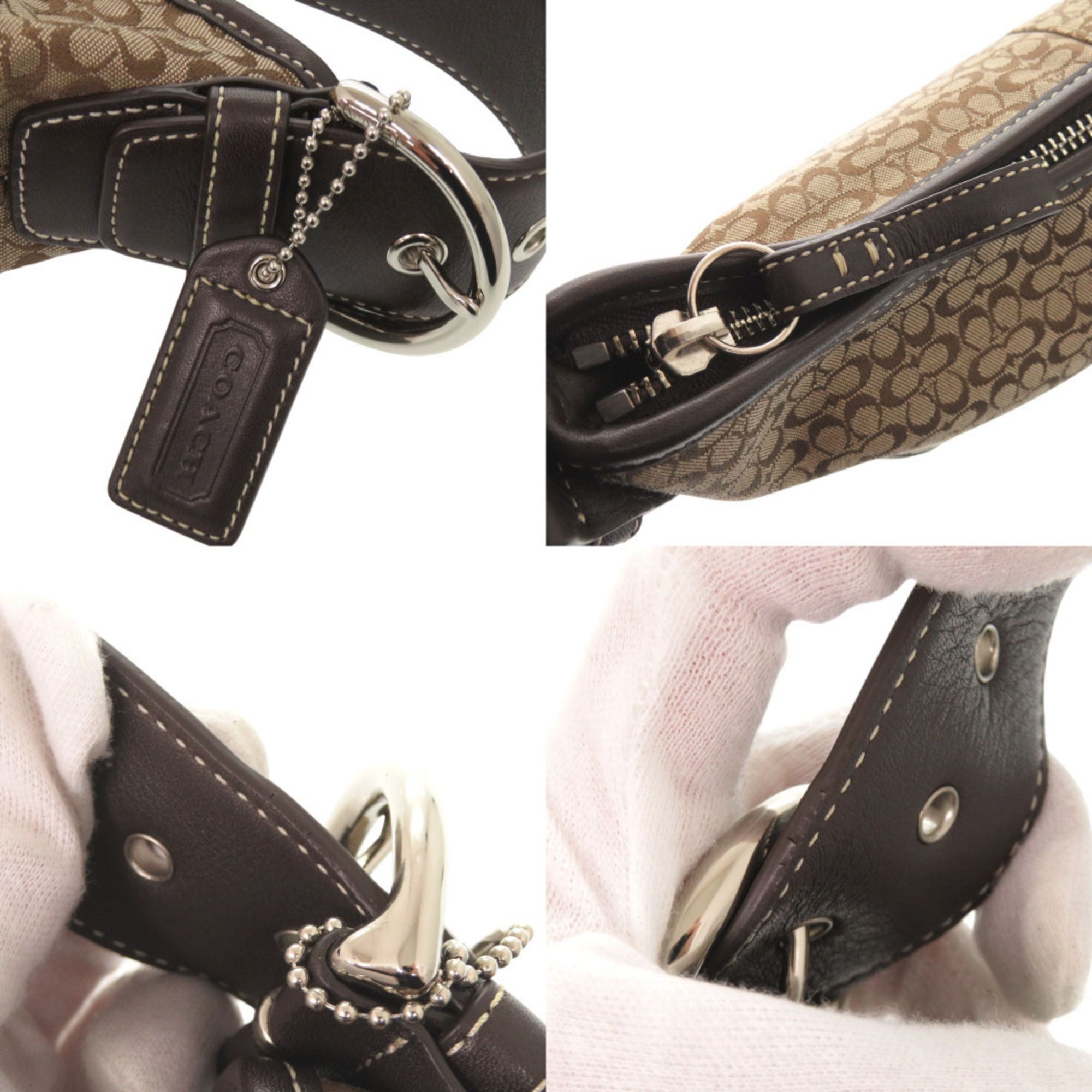 Leather Canvas Shoulder Bag (Pre-Owned) - Coach - Modalova