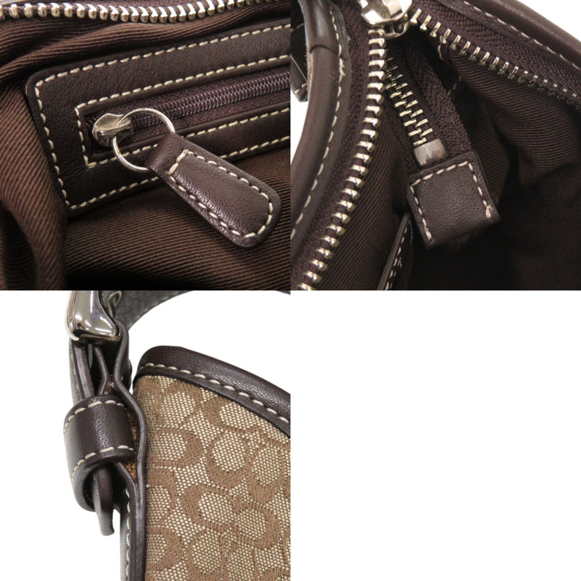 Leather Canvas Shoulder Bag (Pre-Owned) - Coach - Modalova