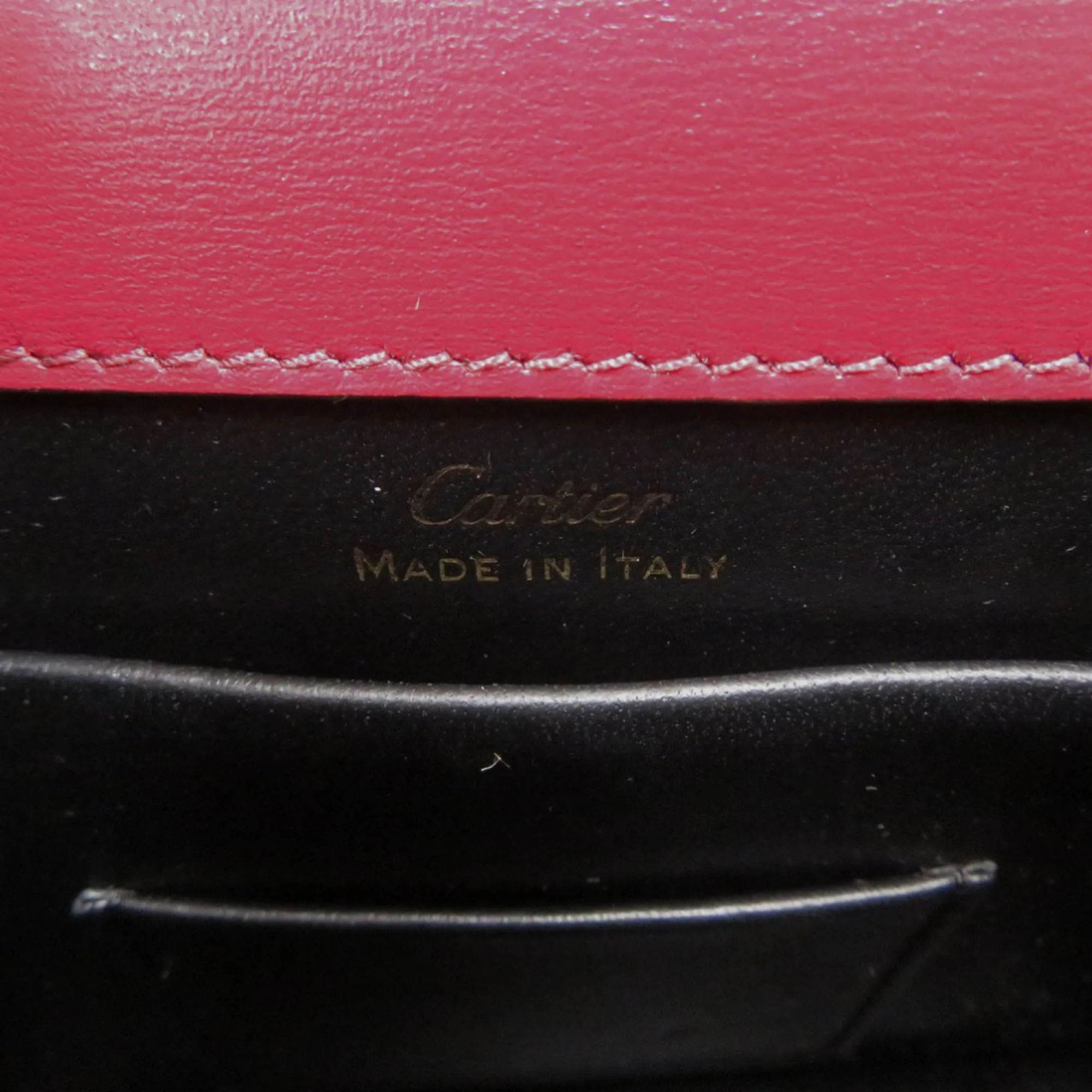 Leather Handbag (Pre-Owned) - Cartier - Modalova